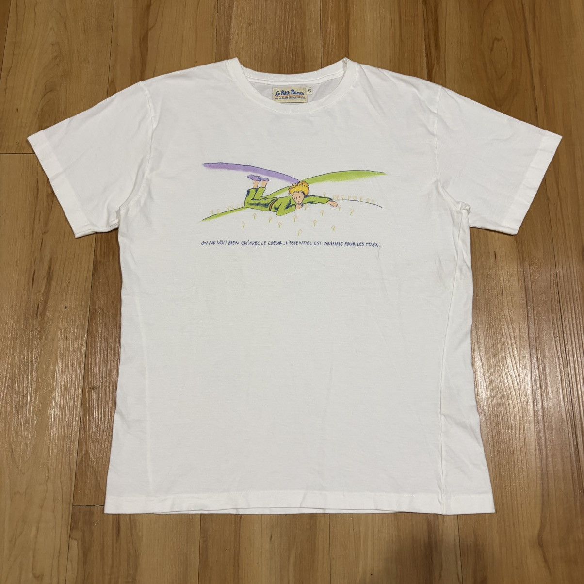 Vintage Vintage 90s le petit prince t-shirt Size US S / EU 44-46 / 1 - 1 Thumbnail