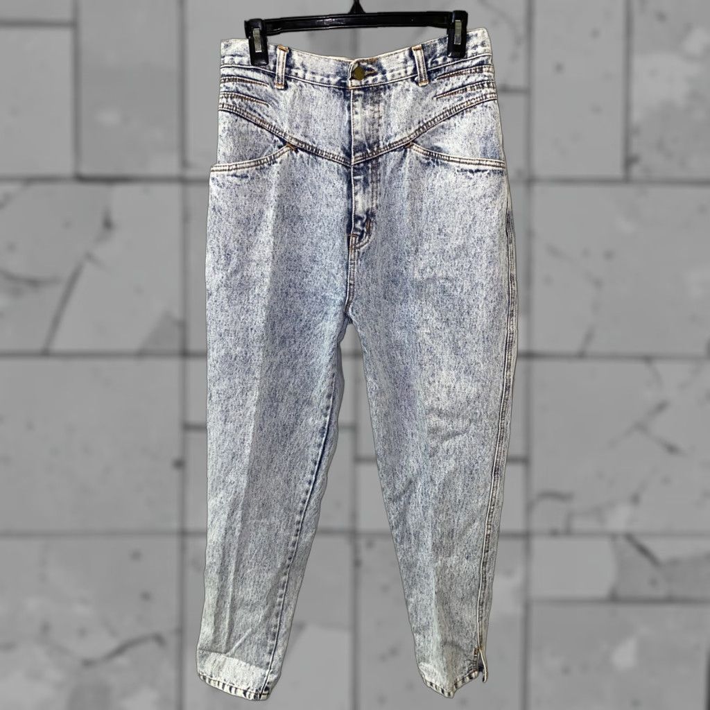 Vintage VINTAGE Willow Bay Womens Jeans Denim Zip Fly Acid Wash 29 In 30 In Blue Size 13 Regular Women Mens? Size 29" - 1 Thumbnail