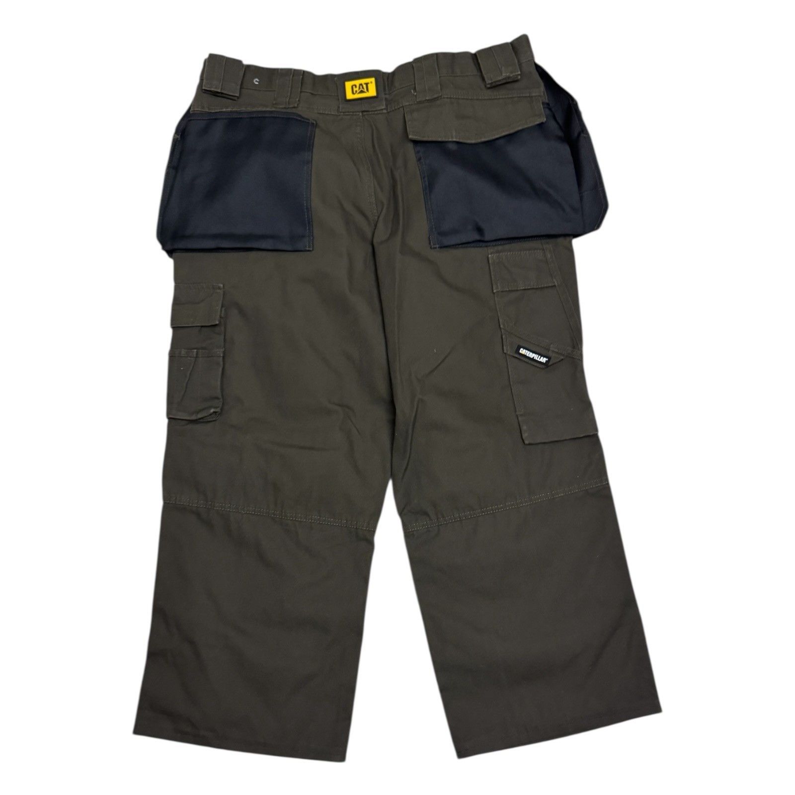 Caterpillar CAT CATERPILLAR Double Knee Canvas Tool Work Pants 40x28 Size US 40 / EU 56 - 2 Thumbnail