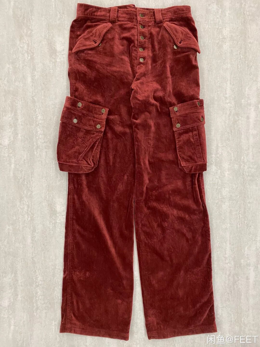Vintage vintage multy pocket corduroy pants Size US 27 - 1 Thumbnail