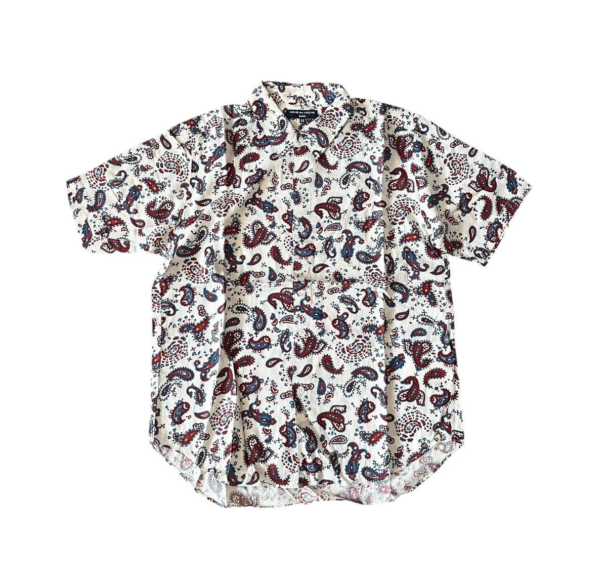Comme des Garcons Cdg homme AD2006 flowy bandana printed shirt Size US S / EU 44-46 / 1 - 1 Thumbnail