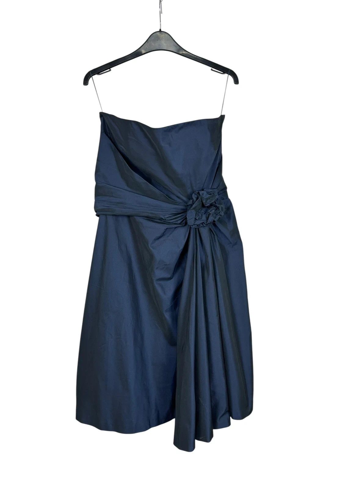 Max Mara Max Mara Pianoforte Silk Dress Strapless Draped Size L / US 10 / IT 46 - 11 Thumbnail