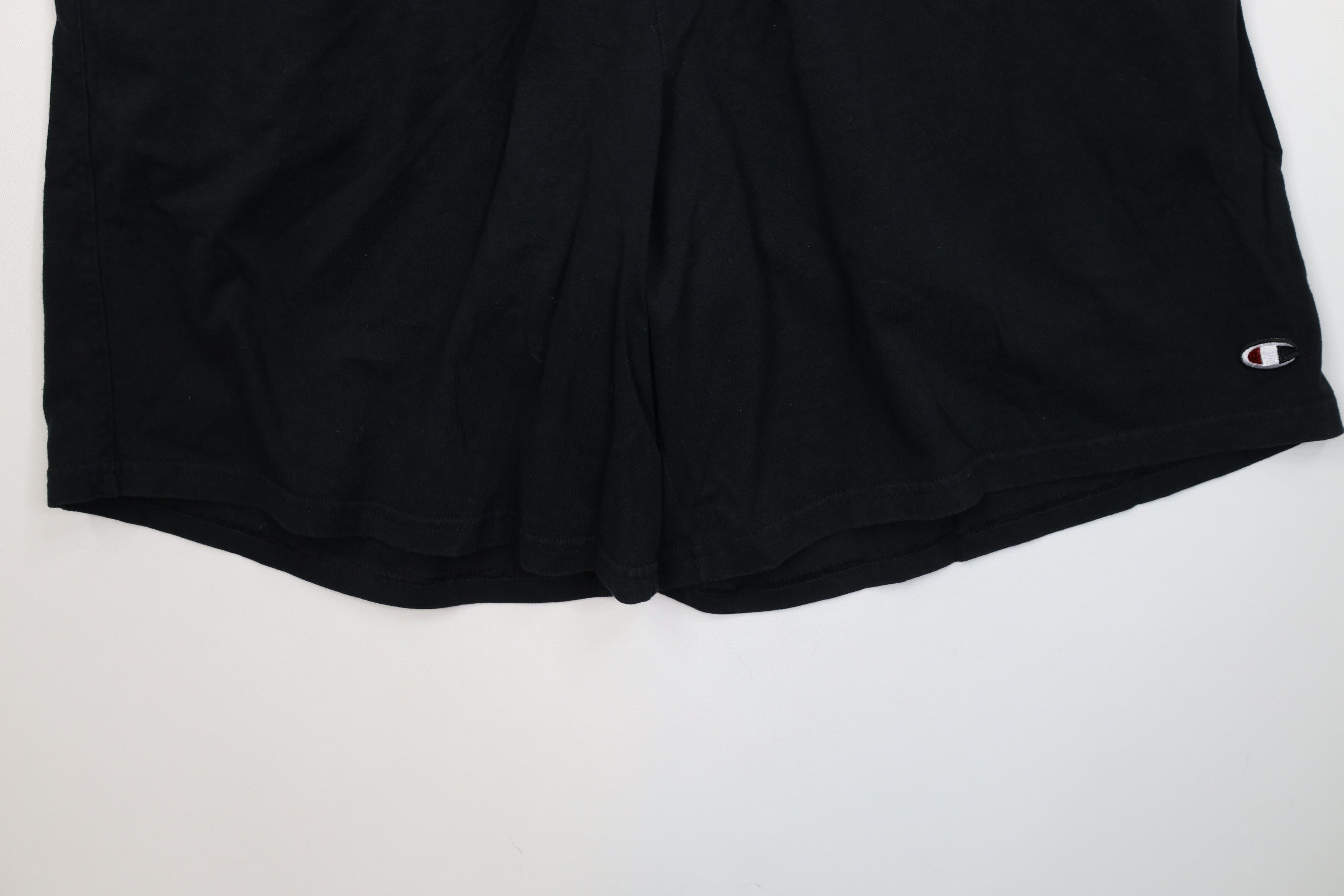 Champion Vintage Y2K Champion Logo Above Knee Shorts Black Cotton Size US 36 / EU 52 - 4 Thumbnail