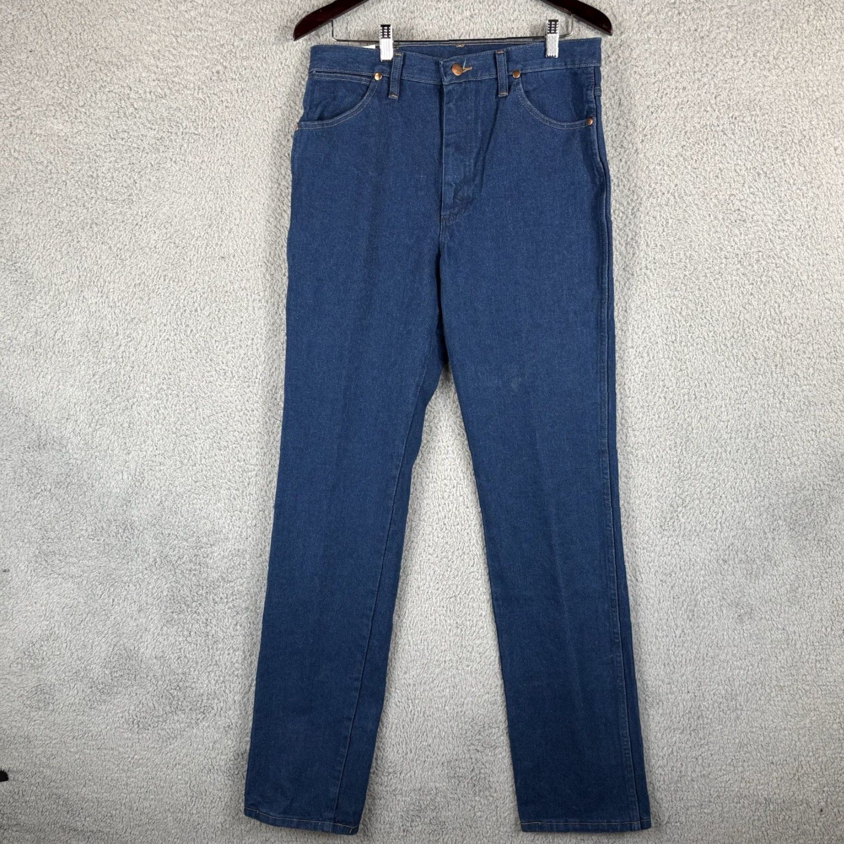 Wrangler Wrangler Cowboy Cut 936 Slim Fit Jeans 32x38 Regular Men Blue Denim 100% Cotton Comfort Pocket 5-Pocket Y2K Cowboy Theme Vintage No Size US 32 / EU 48 - 2 Thumbnail