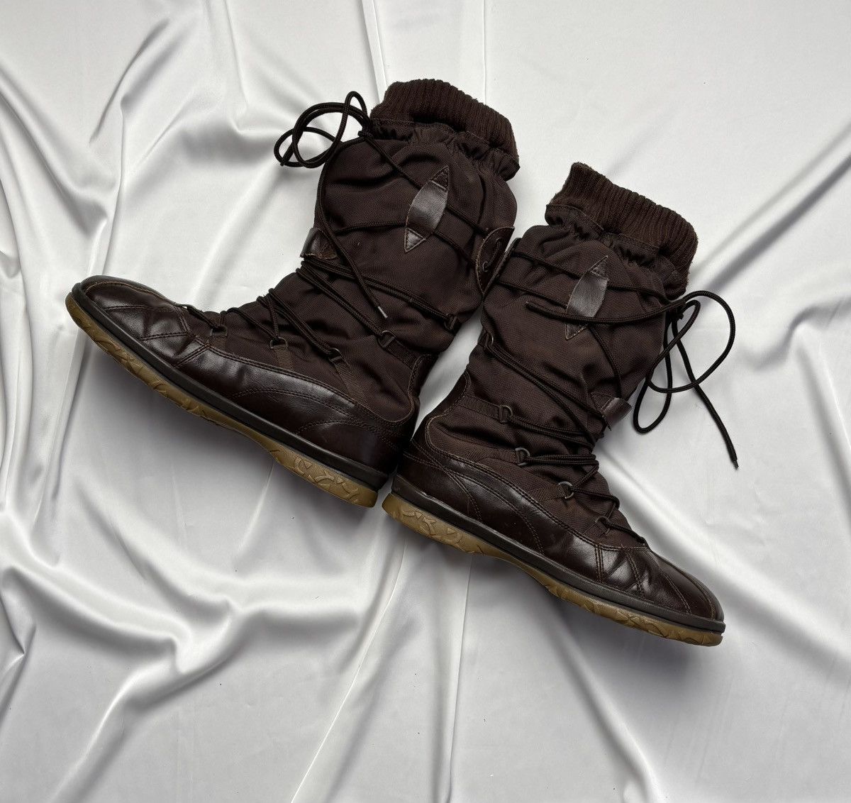 Vintage Vintage military lace up adjustable boots Size US 10 / IT 40 - 6 Thumbnail