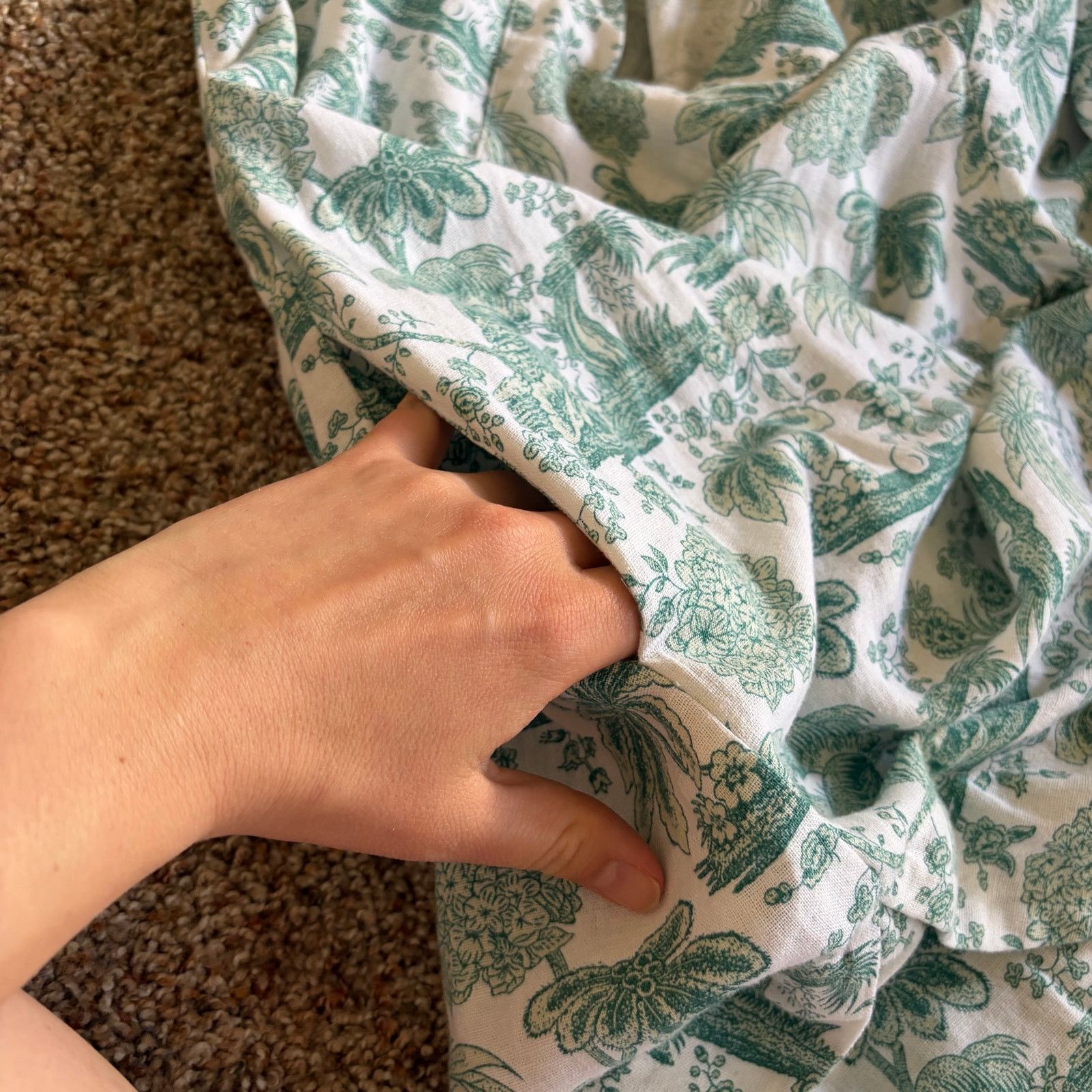 Elie Tahari Tahari Dress Women XS Linen Blend Green Tropical Toile Loose Size XS / US 0-2 / IT 36-38 - 9 Thumbnail