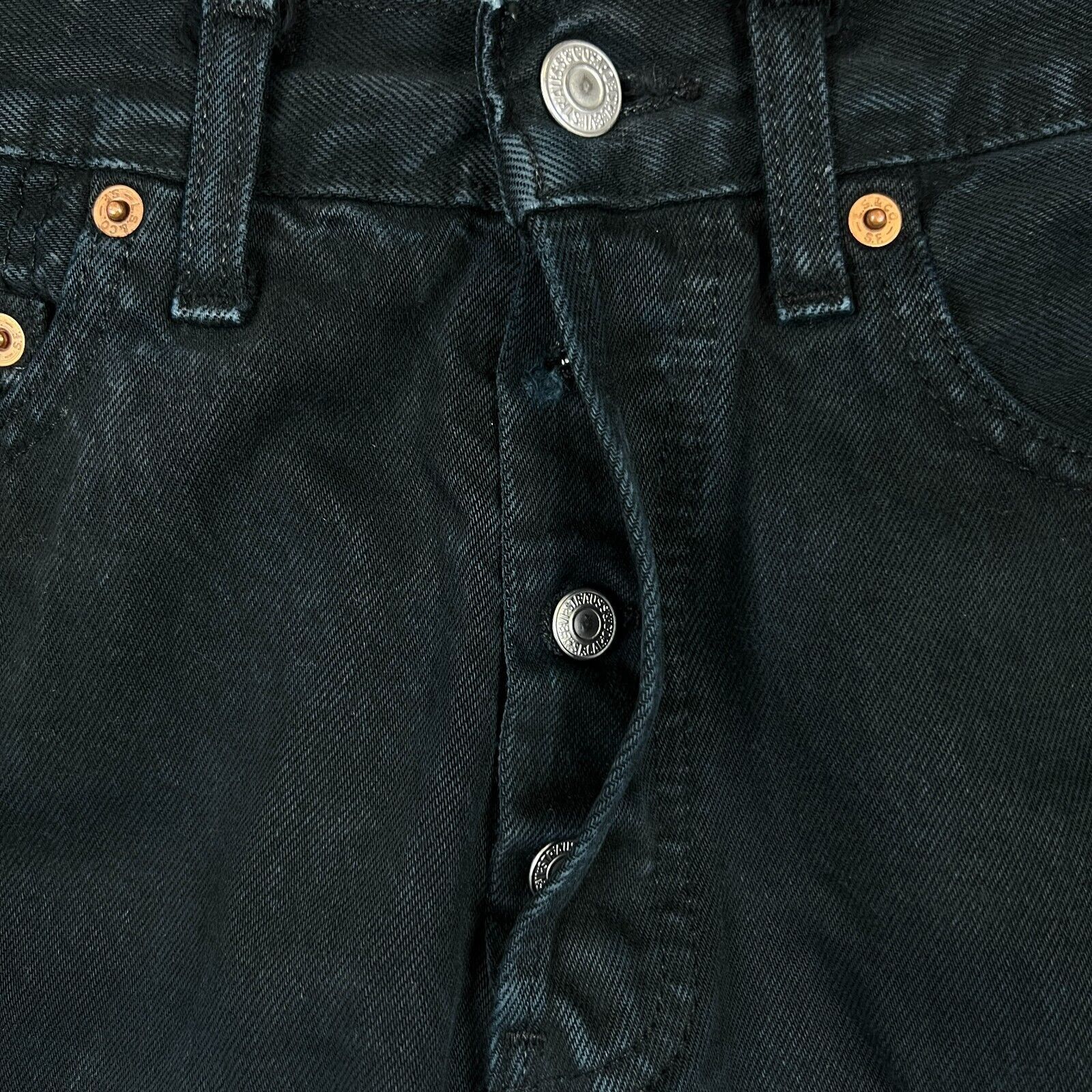 Levi's × Vintage Vintage Levi's 510 02 27x30 Slim Button Fly Denim 90s Pants Size US 27 - 4 Thumbnail
