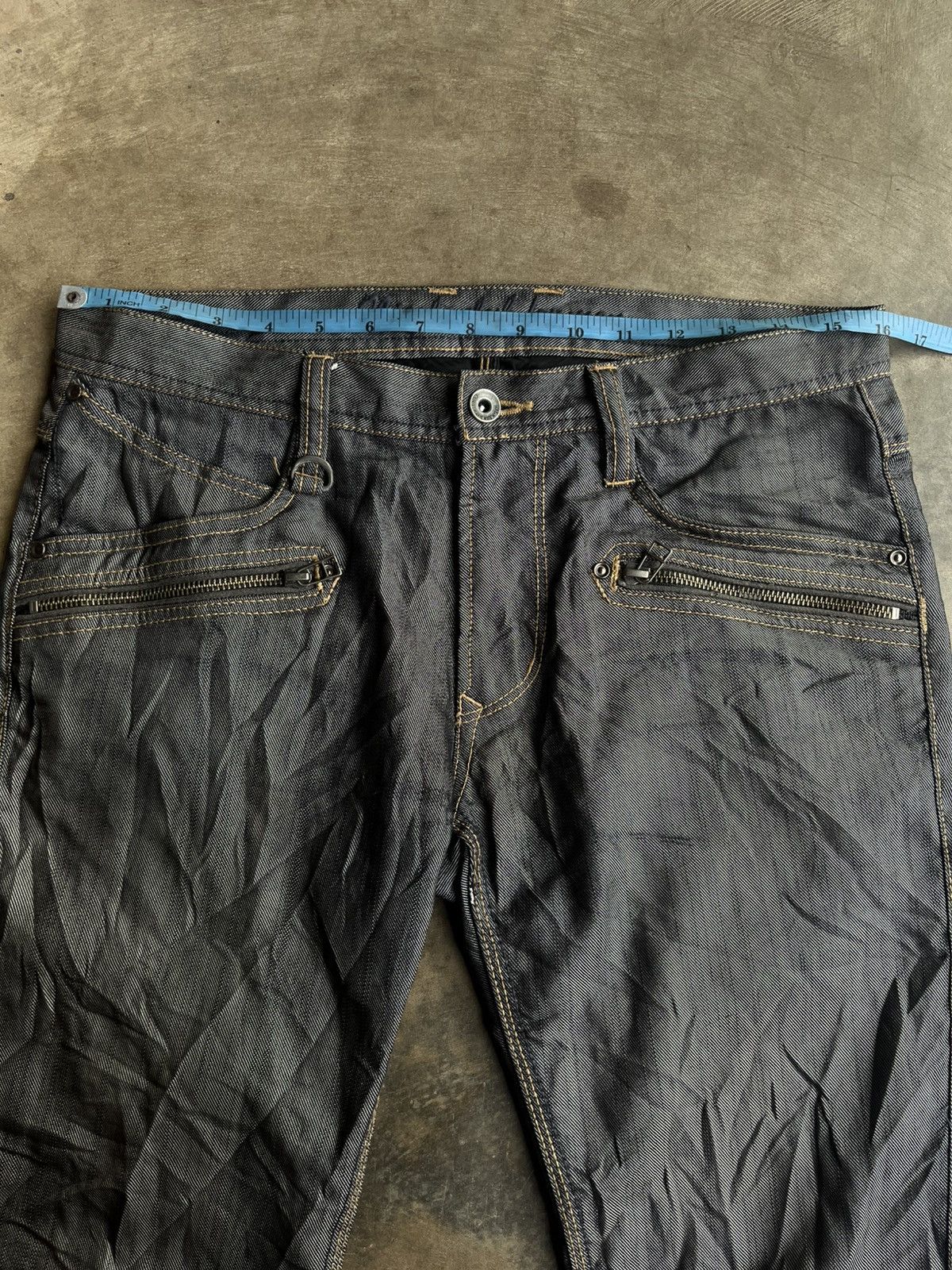 Isamu Katayama Backlash NCFM JAPANESE NICOLE CLUB FOR MEN FLARE DENIM PANTS BOOT CUT Size US 32 / EU 48 - 12 Thumbnail