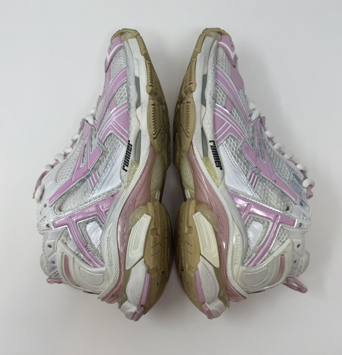 Balenciaga Balenciaga Runner Sneaker Pink/White Size US 8 / EU 41 - 3 Thumbnail