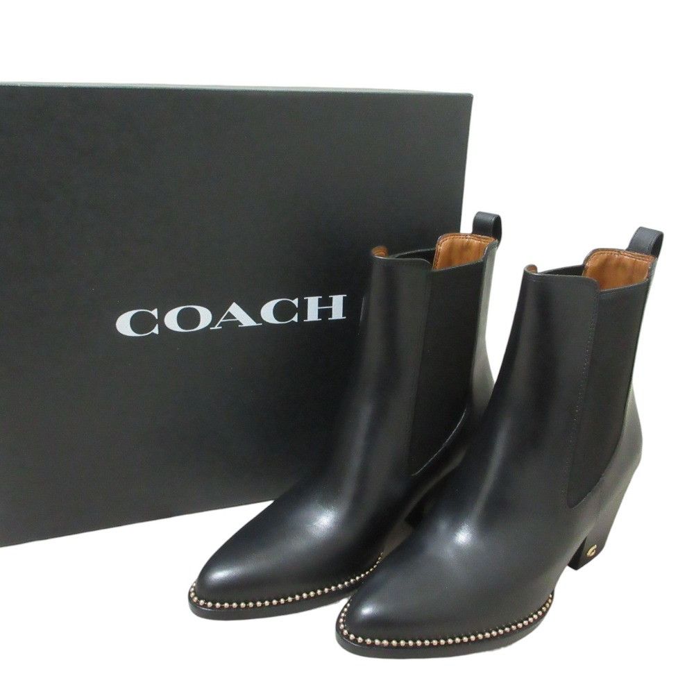 Coach Coach COACH Pia Bootie Boots Leather Shoes CC786 DUTY FREE for USA Size ONE SIZE - 1 Thumbnail