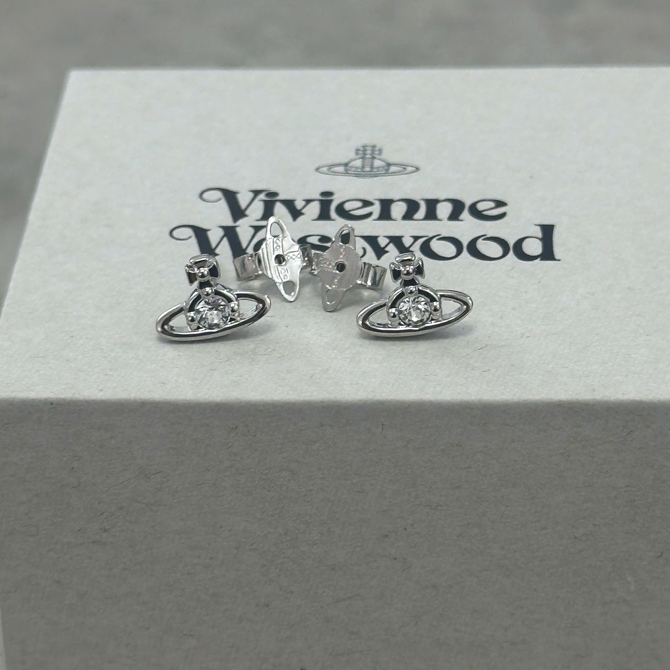 Vivienne Westwood VIVIENNE WESTWOOD Nano Solitaire Earrings Size ONE SIZE - 2 Thumbnail