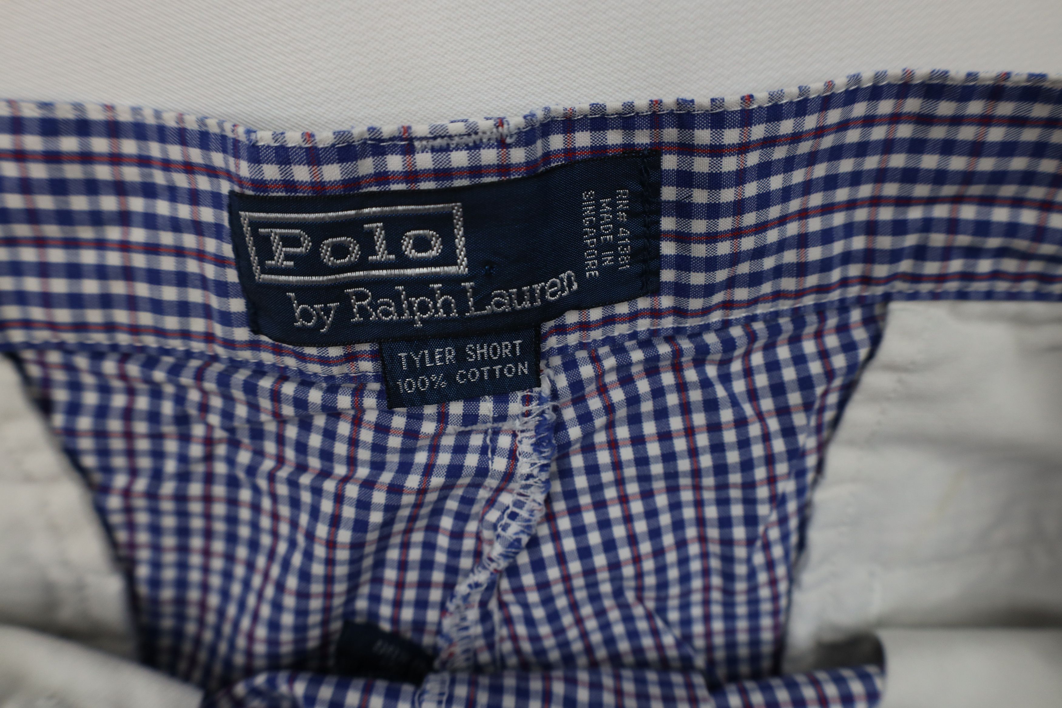 Ralph Lauren Vintage 90s Ralph Lauren Golf Chino Shorts Plaid Cotton Size US 34 / EU 50 - 7 Thumbnail