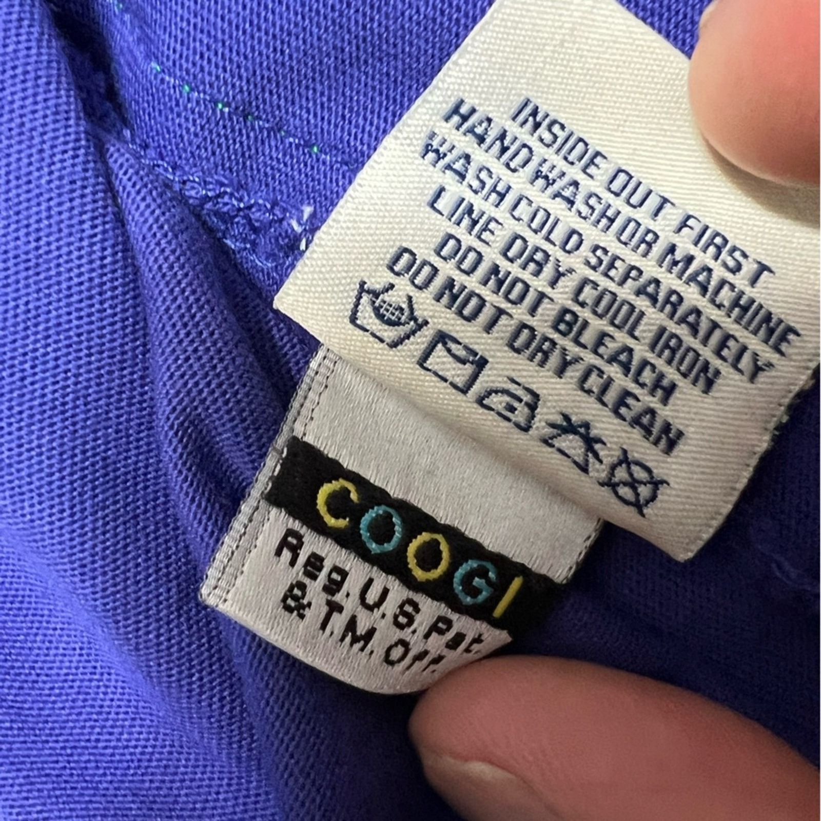 Coogi VTG NWT COOGI Graphic T-Shirt LARGE Purple Embroidered RARE Size US L / EU 52-54 / 3 - 9 Thumbnail