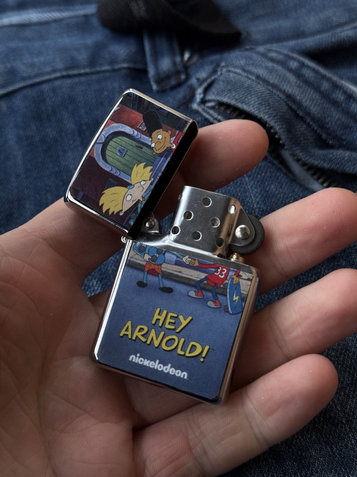 Designer Vintage 00s Hey Arnold CIGAR LIGHTER, WORK😍 cartoon Size ONE SIZE - 2 Thumbnail