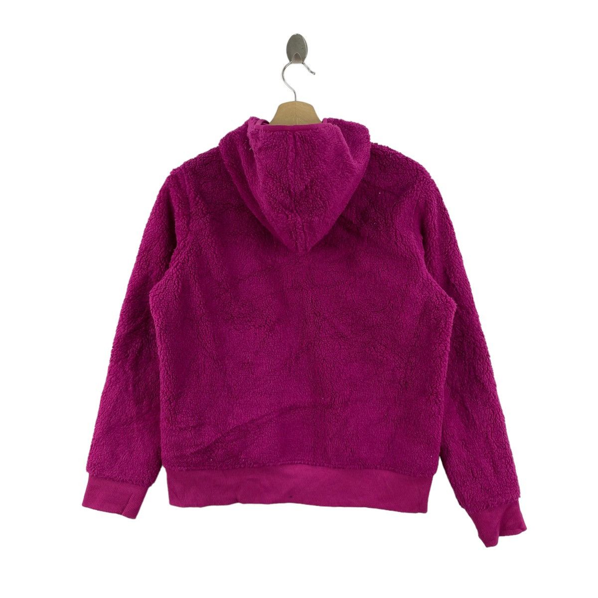 Uniqlo × Vintage Vintage UNIQLO Retro Sherpa Pink Hoodie Size M / US 6-8 / IT 42-44 - 2 Thumbnail