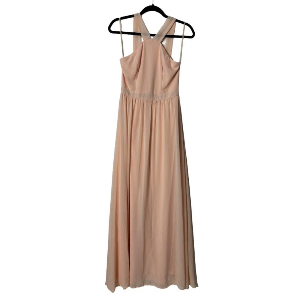 Lulus Lulus l Air of Romance Peach Maxi Dress Small Size S / US 4 / IT 40 - 2 Thumbnail