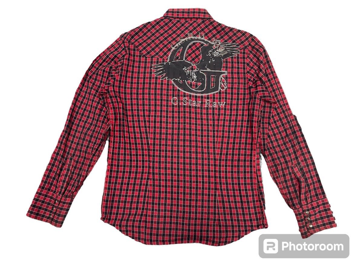 G-Star Y2K G STAR RAW BUTTON UP SHIRT BIG LOGO ON BACK Size US M / EU 48-50 / 2 - 3 Thumbnail