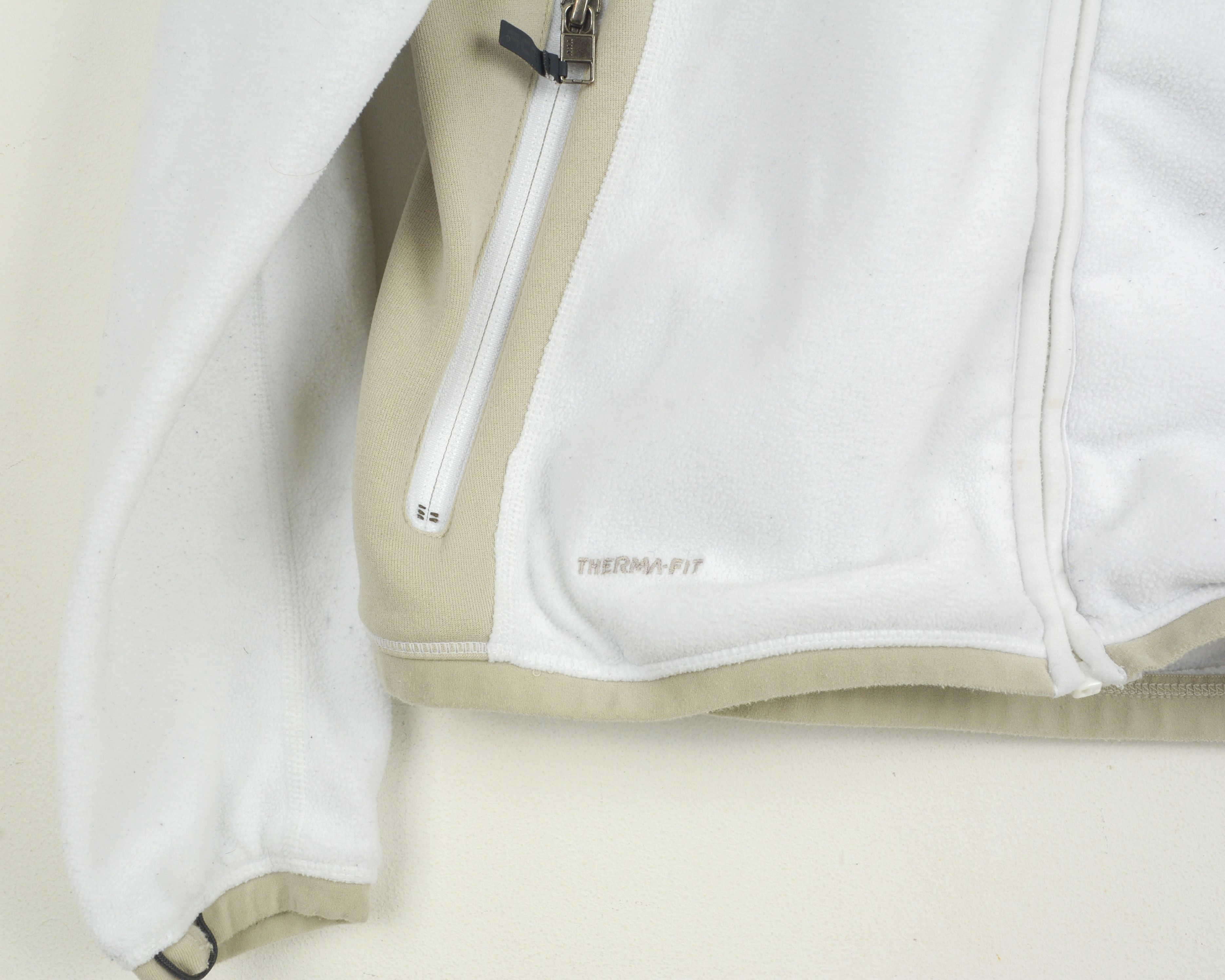 Nike ACG Therma Fit Layer 3 Womens M Fleece Jumper Jacket White Top Size M / US 6-8 / IT 42-44 - 3 Thumbnail