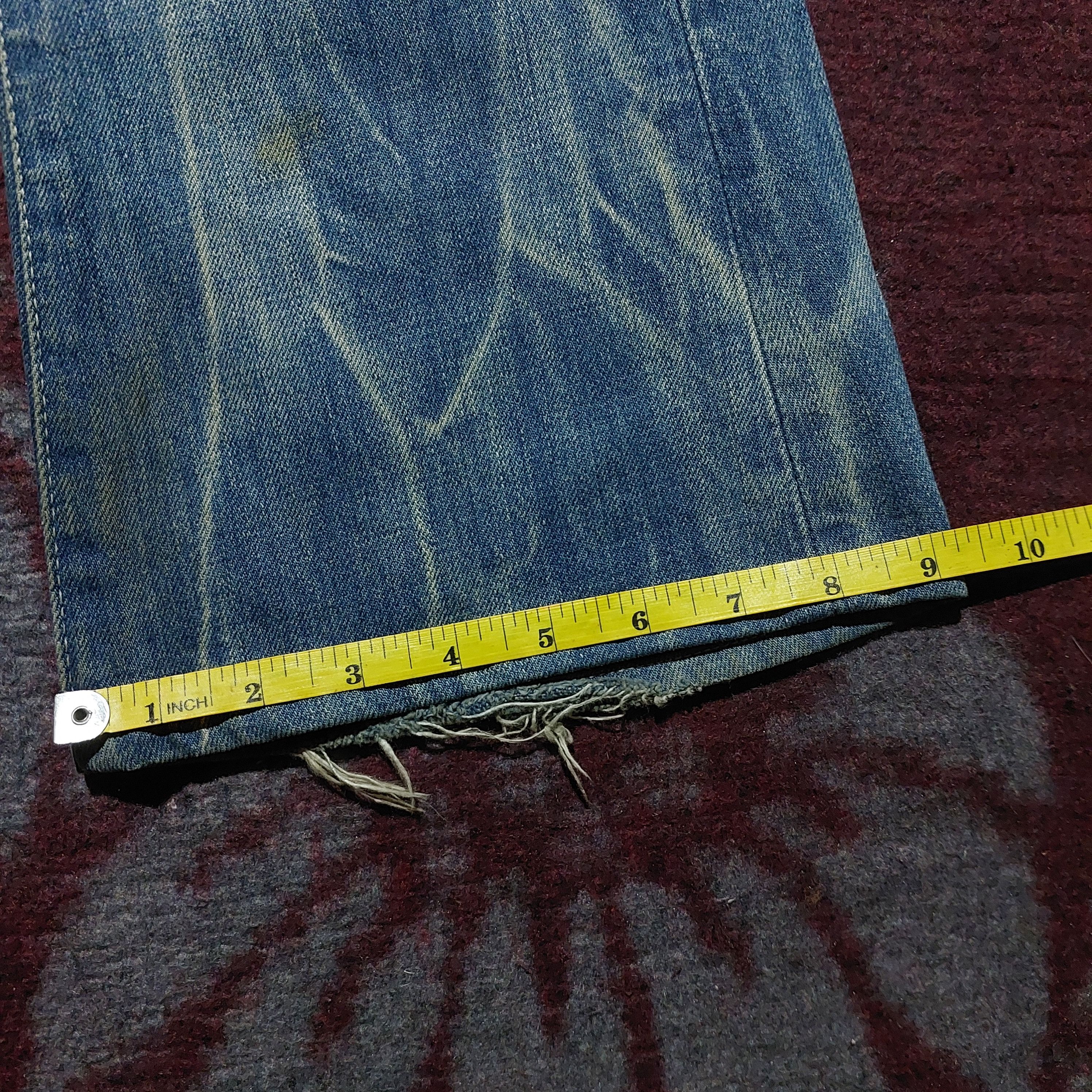 Vanquish Vanquish Gold japan Acid ripped Flared Jeans Size US 32 / EU 48 - 20 Thumbnail