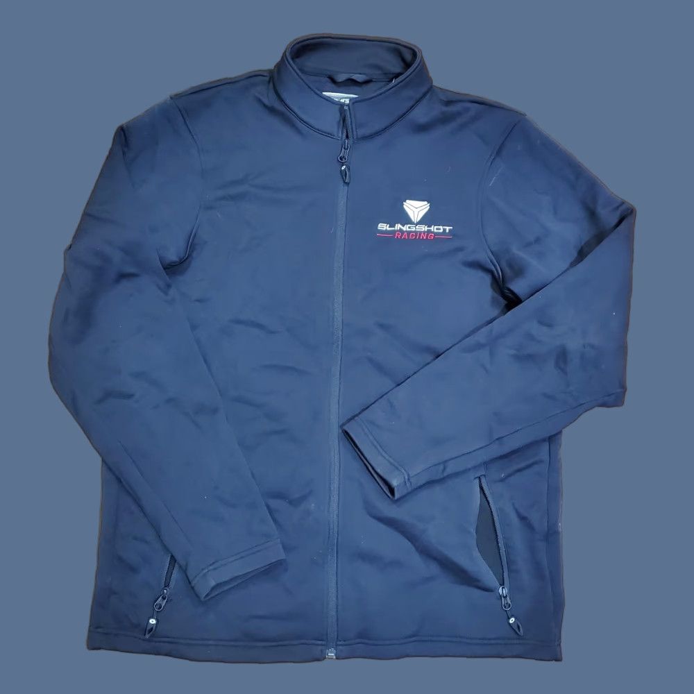 Logo 7 Slingshot Racing Jacket Mens L Black Softshell Full Zip Logo Size US L / EU 52-54 / 3 - 1 Thumbnail