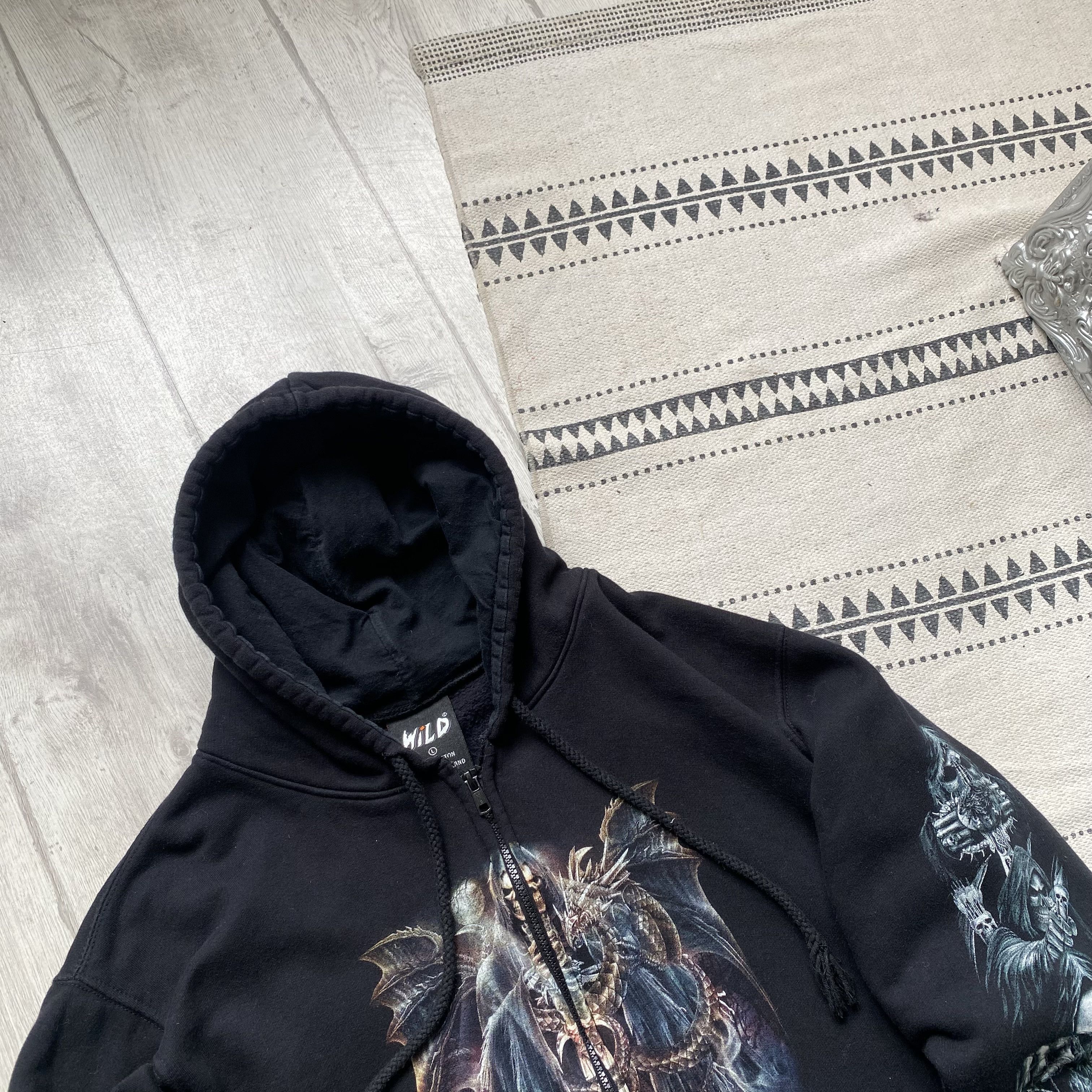 Affliction ☠️ Vintage Rock Skulls zip hoodie Horror Wild Affliction Size US M / EU 48-50 / 2 - 4 Thumbnail