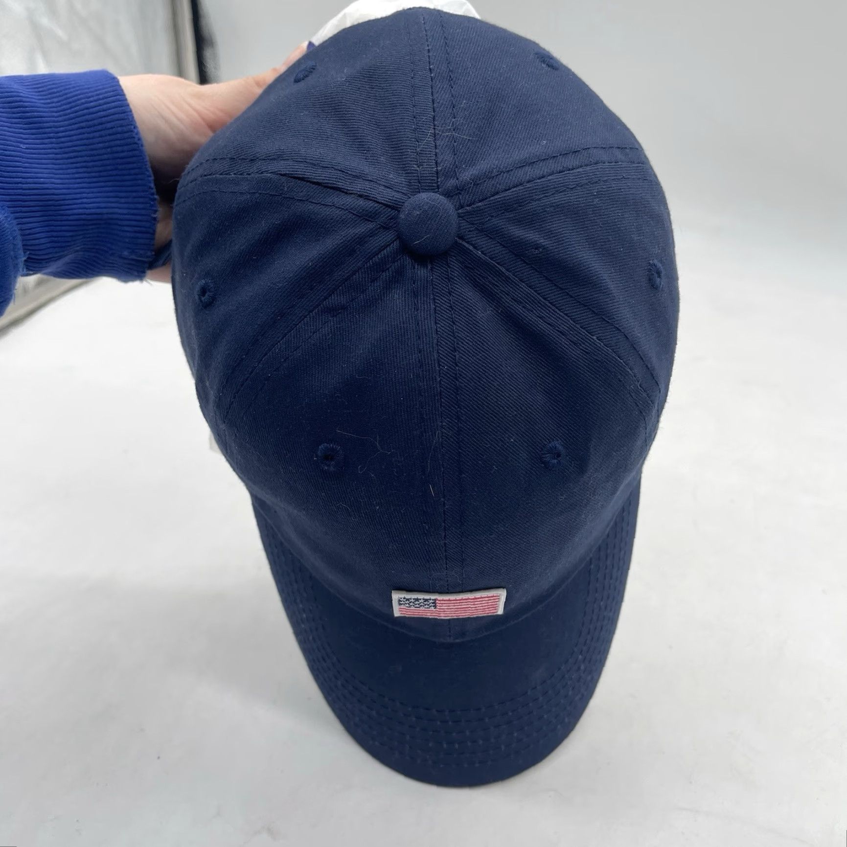 Chubbies Chubbies Baseball Dad Hat Harding-Lane Strapback Adjustable Flag OSFA USA Logo Mens Adjustble Navy Blue Cap 80s 90s Beach American Size ONE SIZE - 2 Thumbnail