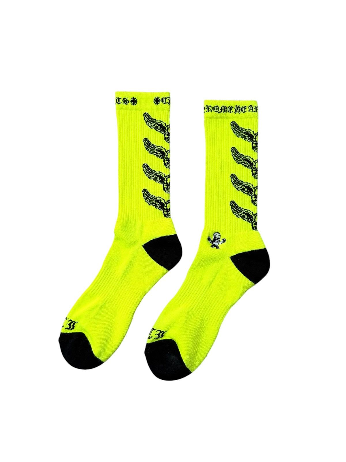 Chrome Hearts Sport Socks Large Tan/Yellow | Grailed