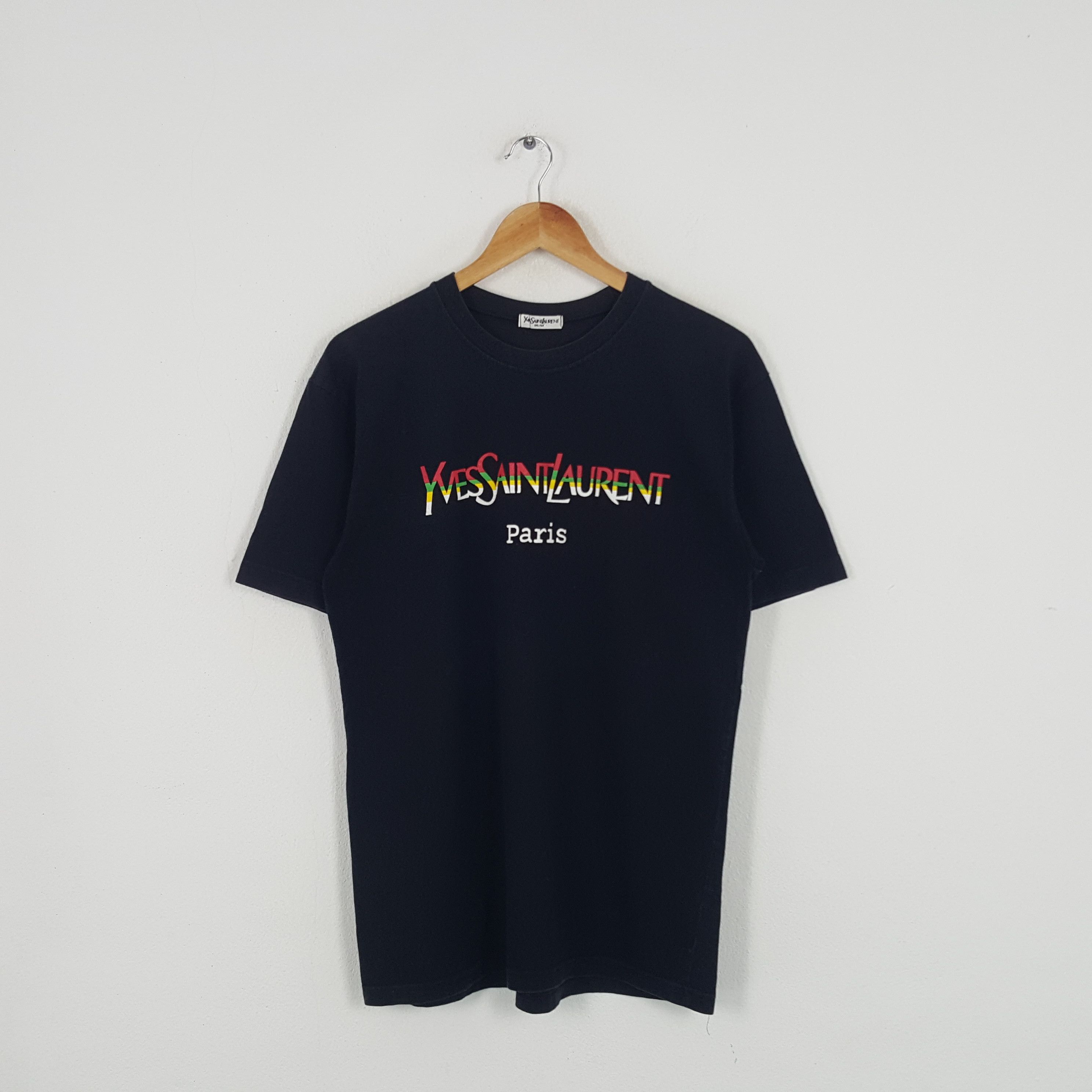 Vintage × Yves Saint Laurent Vintage Yves Saint Laurent Italian Brand Tshirt Size US M / EU 48-50 / 2 - 1 Thumbnail
