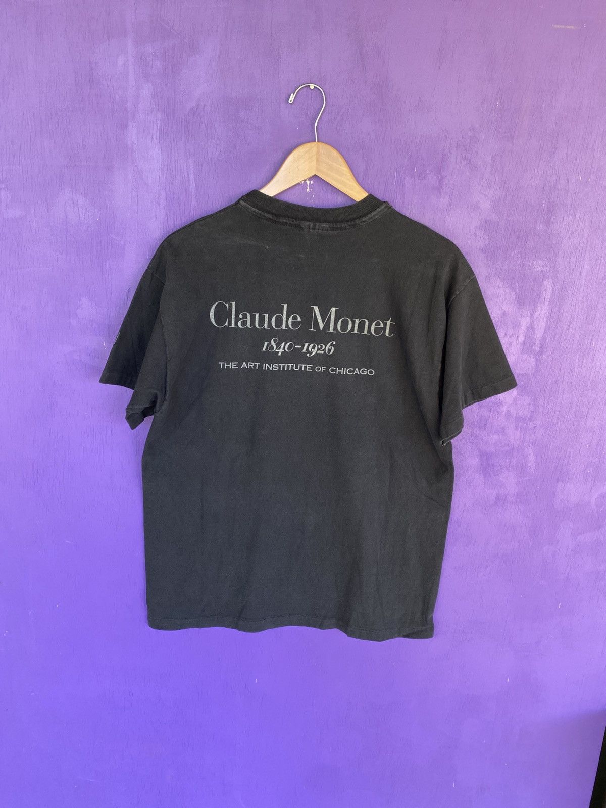 Other Vintage 90s Claude Monet art institute of Chicago t-shirt Size US L / EU 52-54 / 3 - 2 Thumbnail