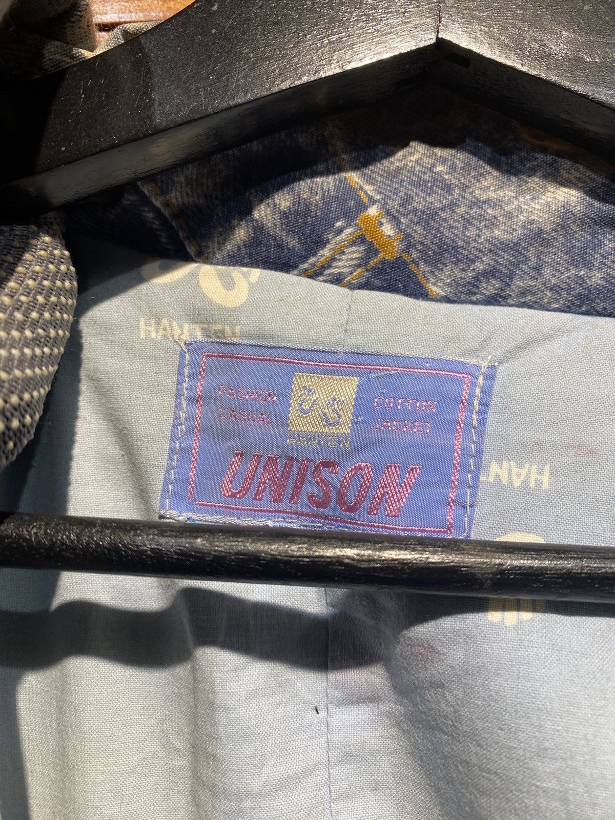 Japanese Brand Unison Hanten Jacket Print Kimono Style Hurdle Graphic Size US M / EU 48-50 / 2 - 6 Thumbnail