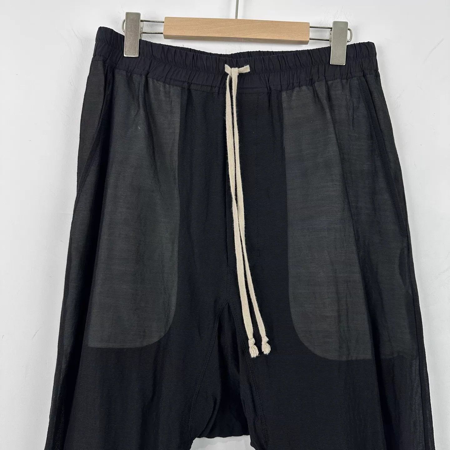 Rick Owens Rick Owens low crotch silk pants 48 99 New Size US 32 / EU 48 - 3 Thumbnail