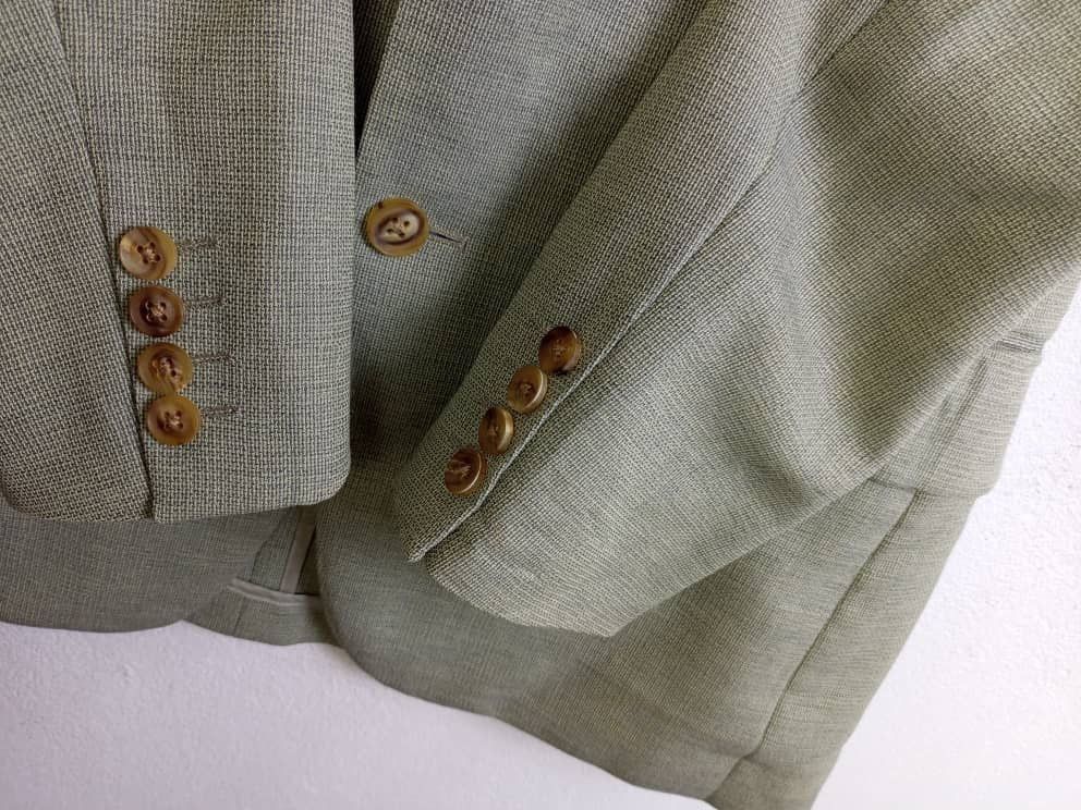 Burberry × Designer × Vintage Vintage Burberry Men Blazer Size 38S - 3 Thumbnail