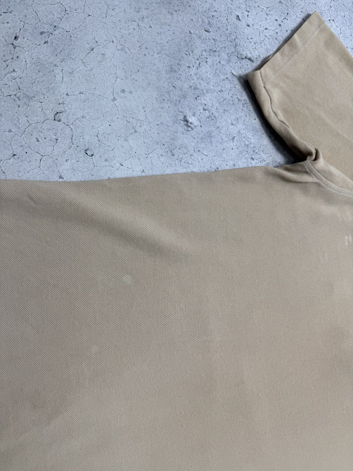 Burberry Burberrys Luxury Polo T-Shirt Vintage 90’s Beige Old Money Size US L / EU 52-54 / 3 - 11 Thumbnail