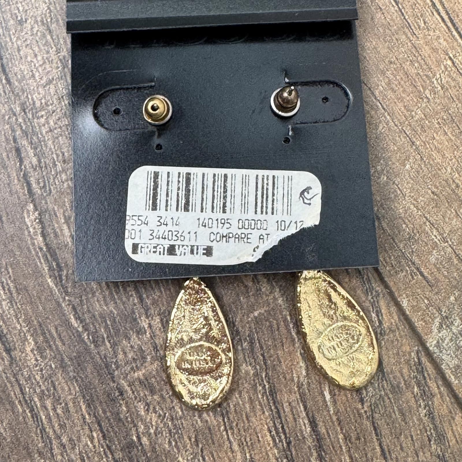 Other Vintage Gold-Tone Enamel Chandelier Drop Pierced Earrings Size ONE SIZE - 8 Thumbnail