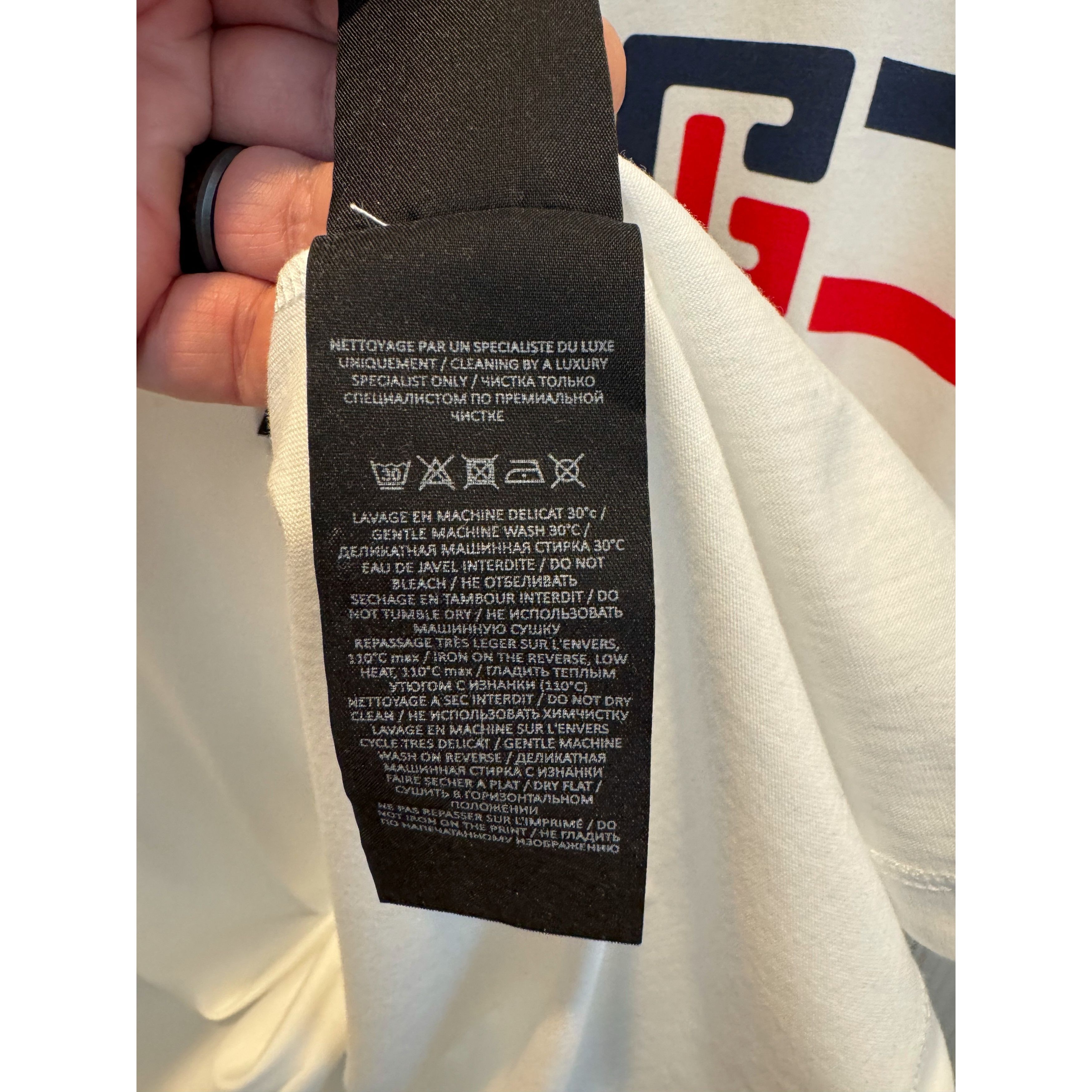 Balmain Balmain organic-cotton striped logo T-shirt Size US M / EU 48-50 / 2 - 9 Thumbnail