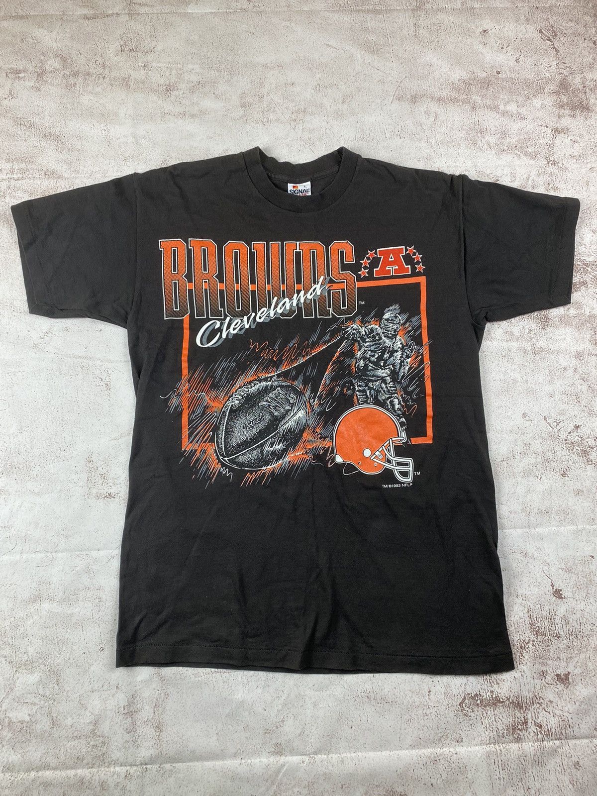 Vintage NFL Cleveland Browns Long Sleeve Shirt Men's Helmet