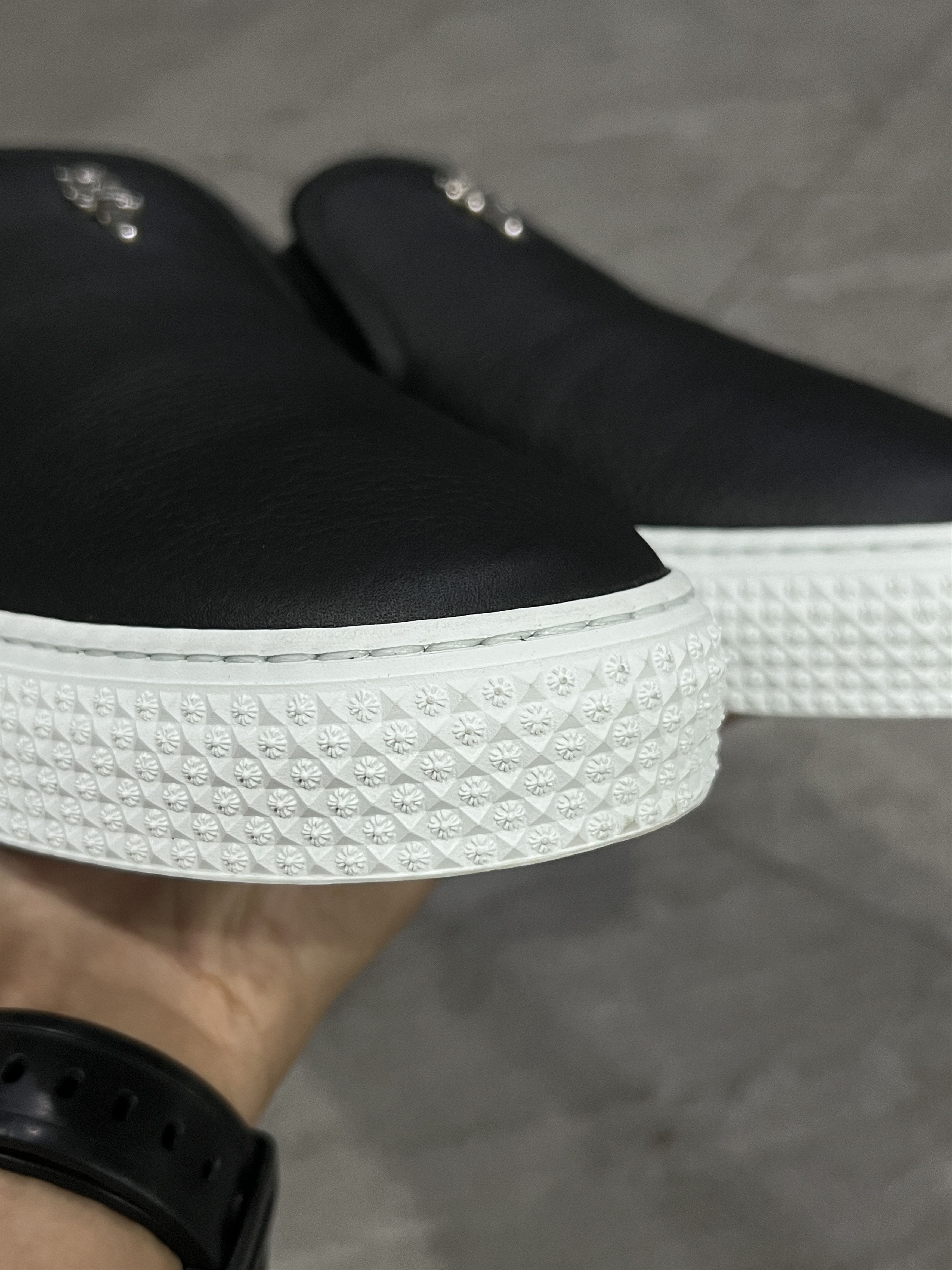 Chrome Hearts Chrome Hearts Dagger Slip On Sneakers Black 41 Size US 8 / EU 41 - 11 Thumbnail
