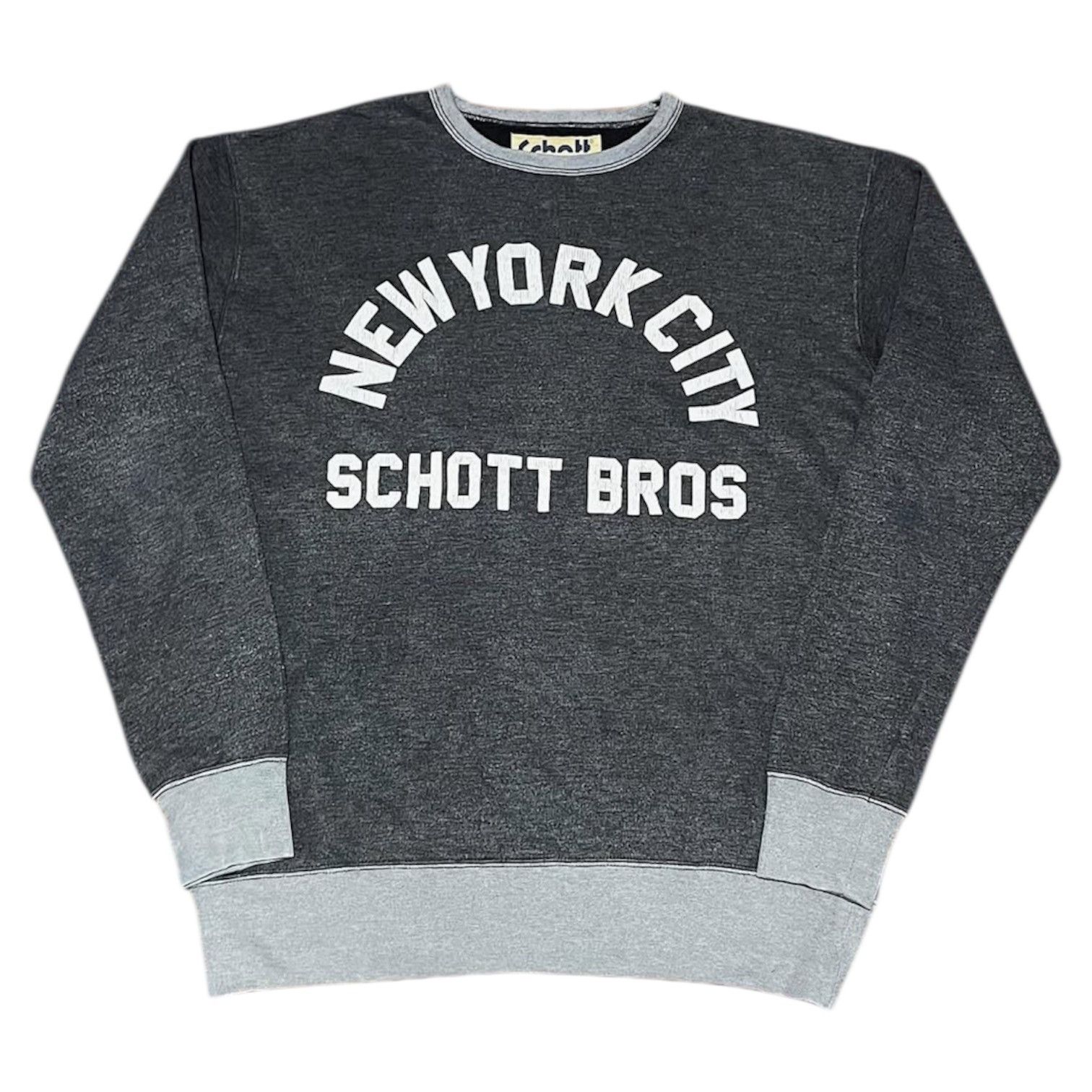 Schott 2000s Schott Bros Nyc Sweatshirt Size US L / EU 52-54 / 3 - 1 Thumbnail