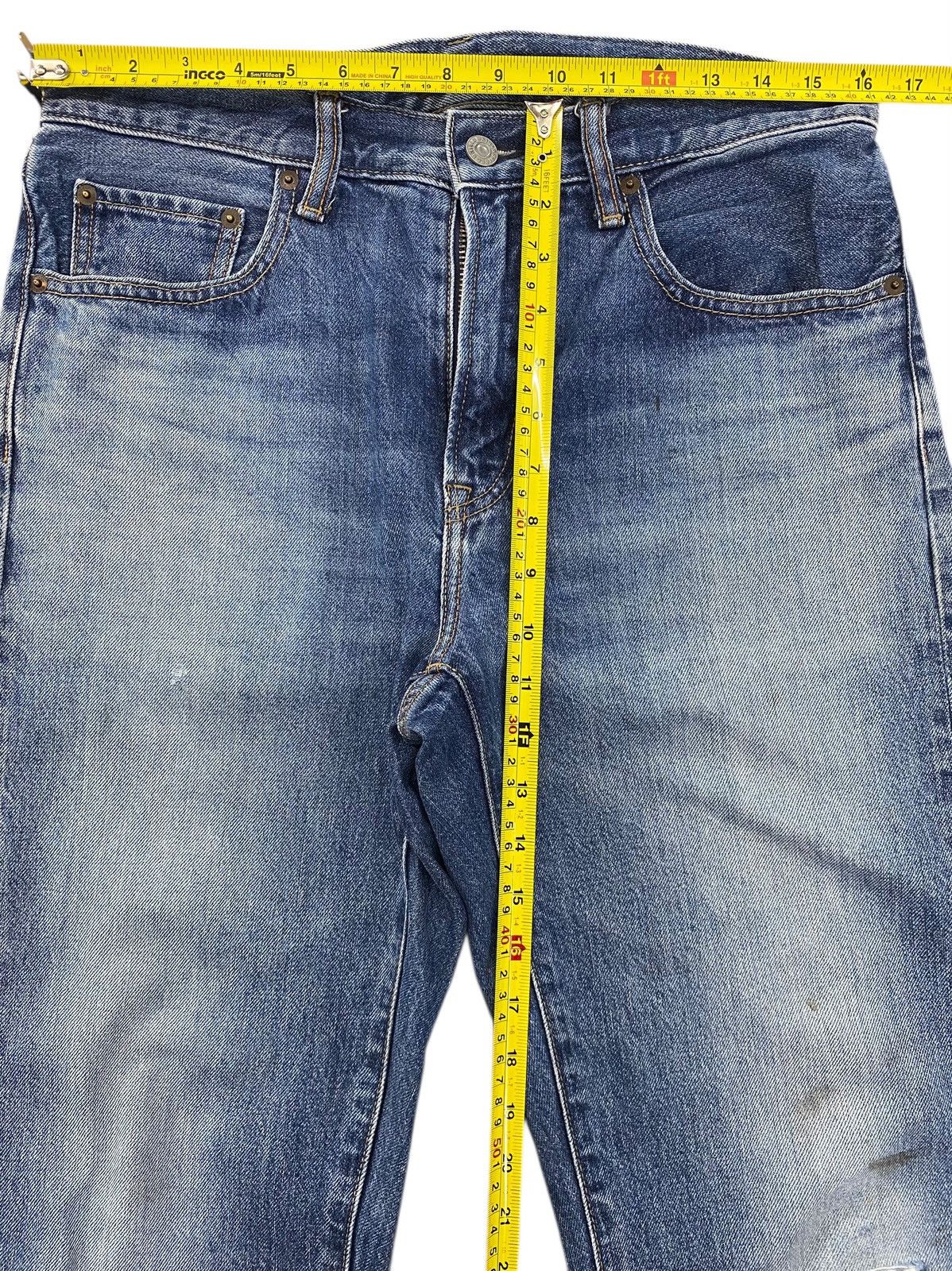 Uniqlo Uniqlo Blue Wash Style Straight Leg Jeans Size US 32 / EU 48 - 6 Thumbnail