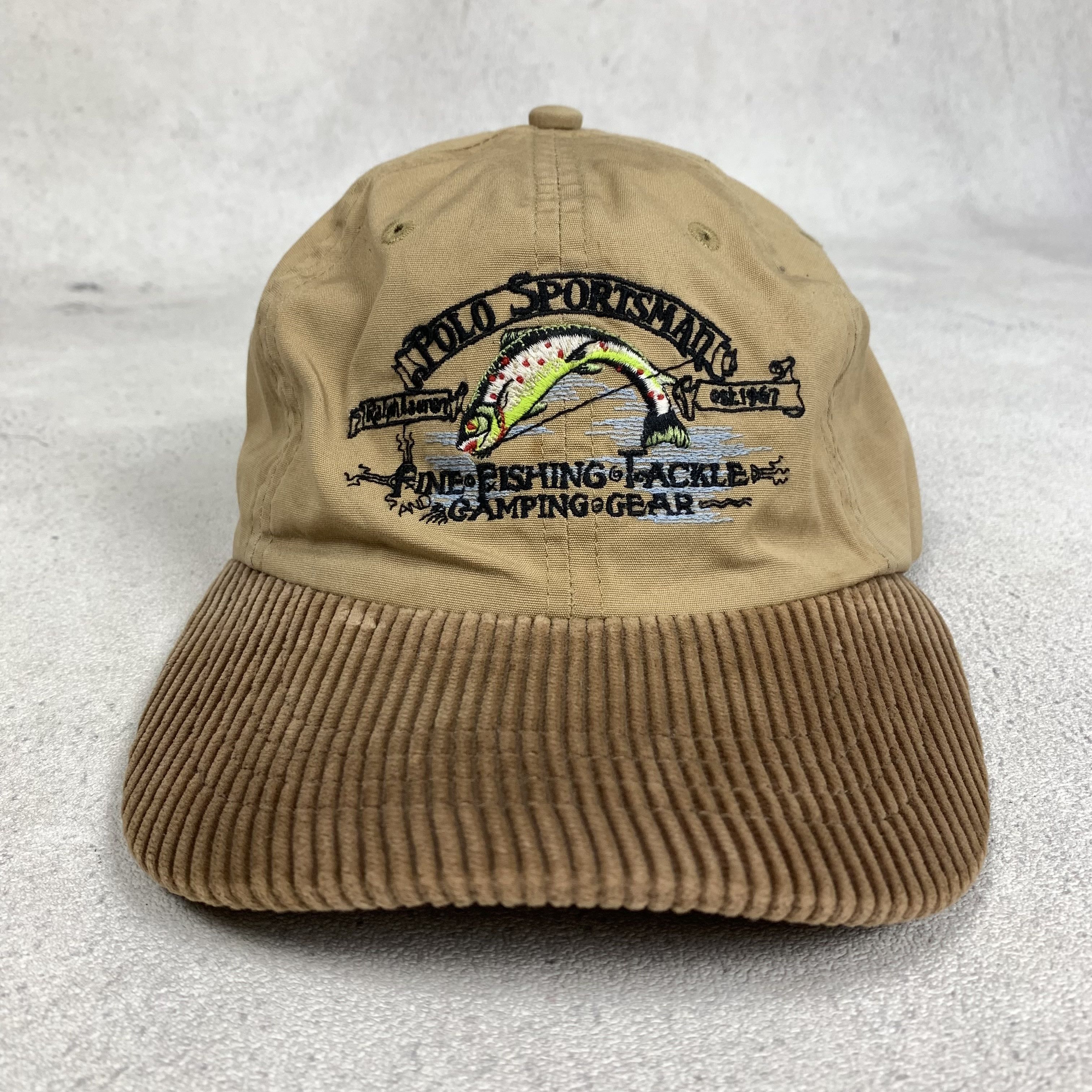 Polo Ralph Lauren Vintage Polo Sportsman Corduroy Hat Cap Size ONE SIZE - 1 Thumbnail