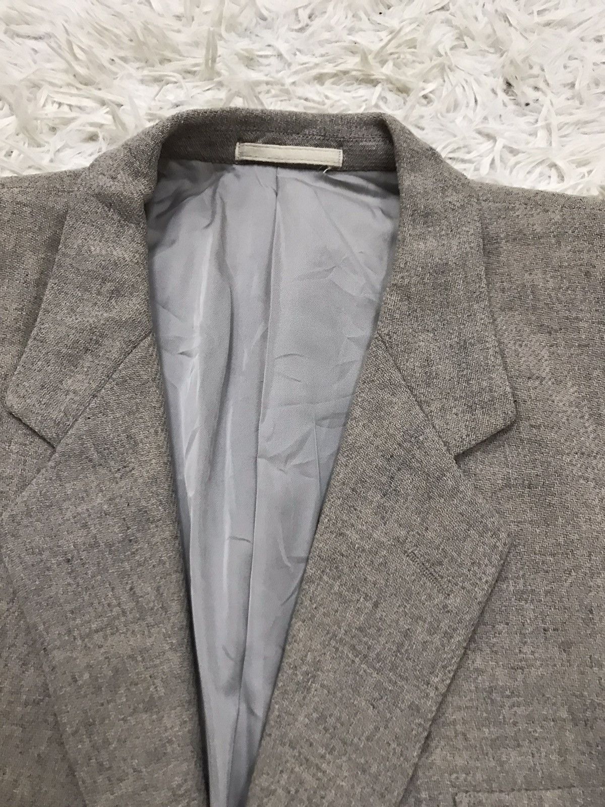 Comme des Garcons Homme Plus AD1993 Comme Des Garcons Homme Plus Wool Blazer Size 42S - 11 Thumbnail