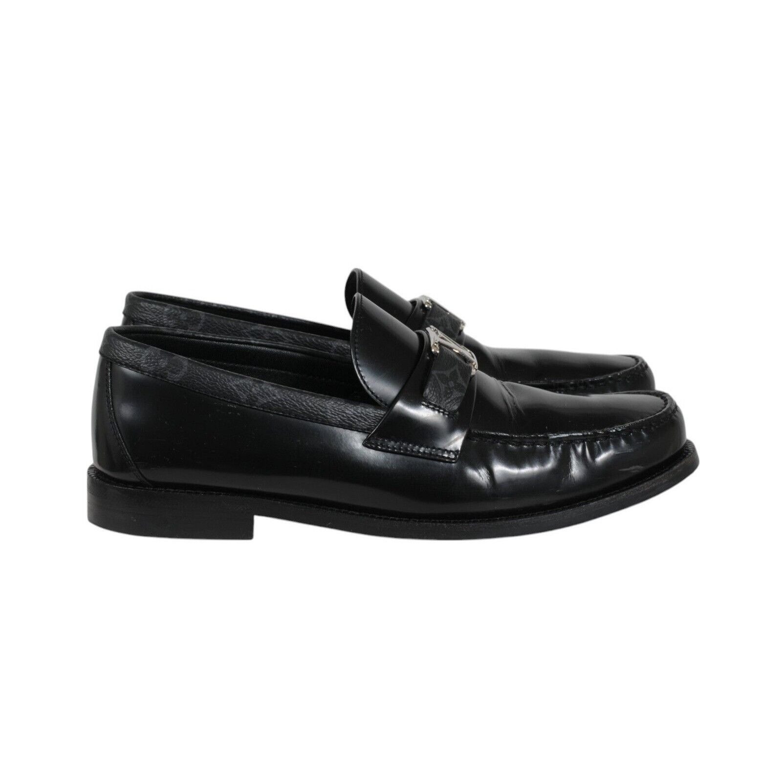 Louis Vuitton Major Loafers Black Leather - 02492 Size US 7.5 / EU 40-41 - 8 Thumbnail