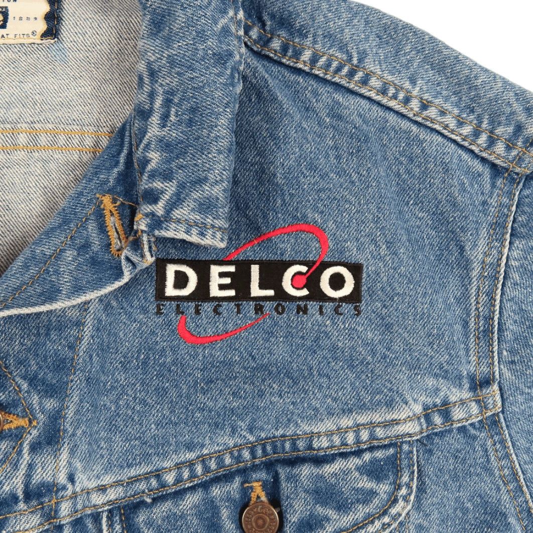 Lee VINTAGE Lee Jacket Denim 90s XL Blue Jeans Bomber Jacket Adult LARGE Lee 90s Casual Mens Size US 33 - 4 Thumbnail