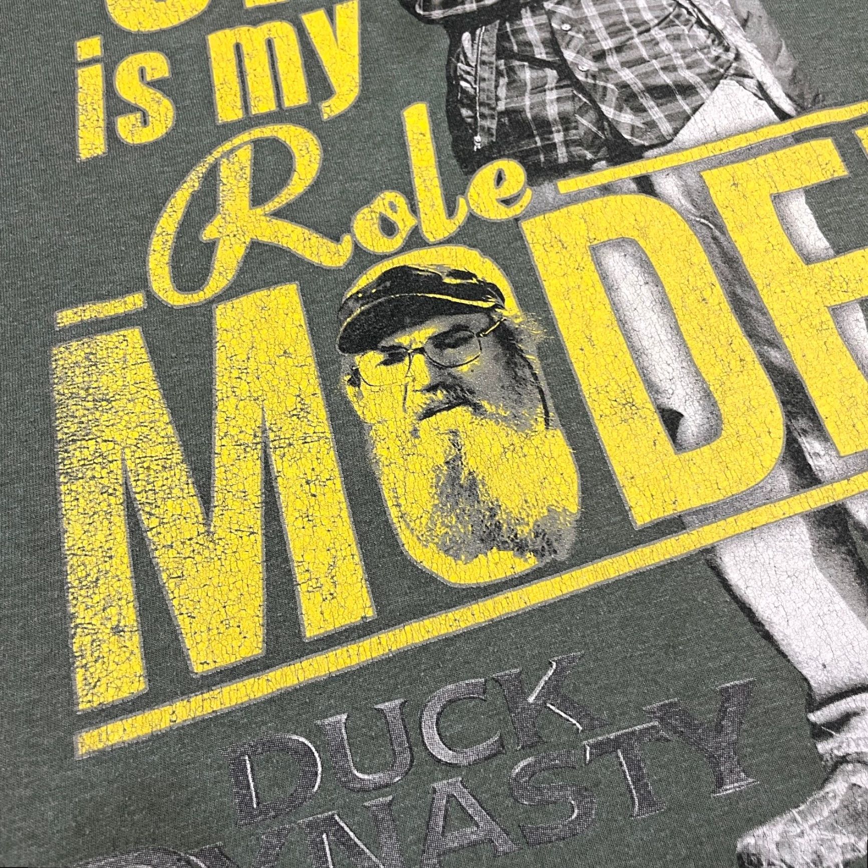 Vintage Duck Dynasty T-Shirt Men’s Large Green Logo Crew Neck Short Sleeve Graphic Tee TV Movie Disney Phil Robertson Size US L / EU 52-54 / 3 - 3 Thumbnail