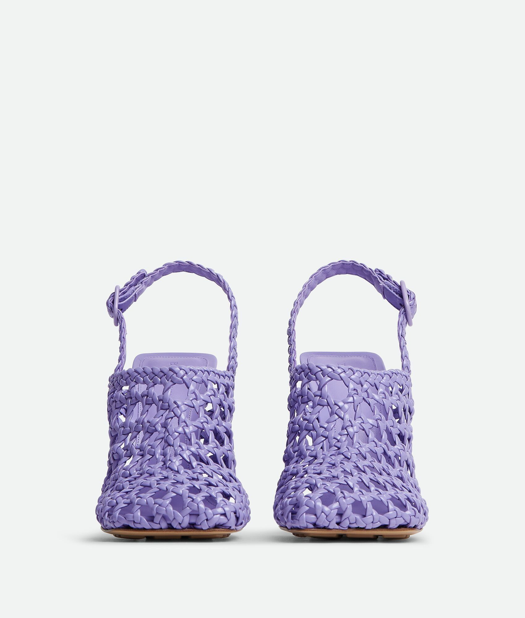Bottega Veneta o1loc1c0925 754008 Jimbo Slingback Pumps in Purple Size US 8 / IT 38 - 2 Thumbnail