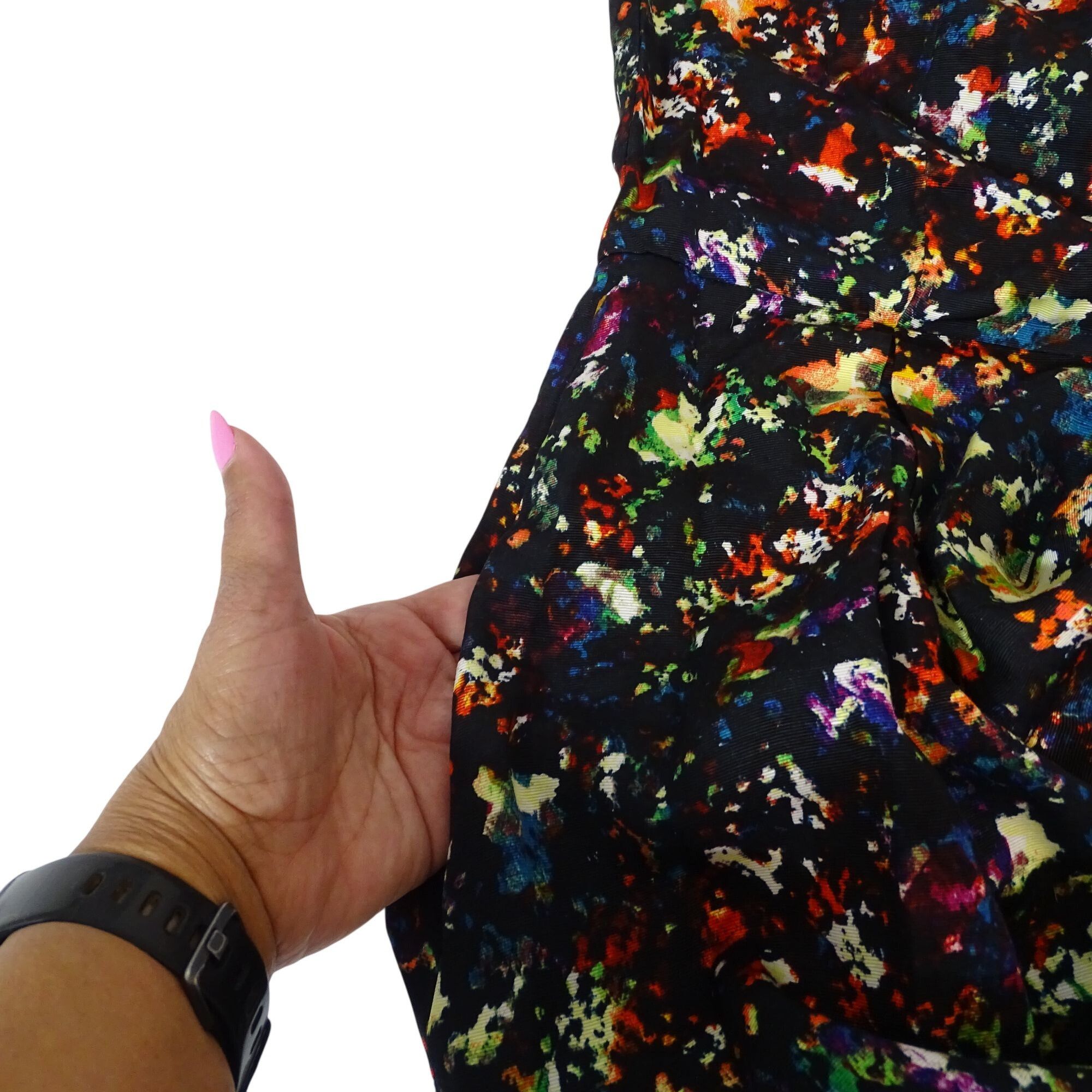 Gap Gap Floral Sleeveless Fit and Flare Pleated Dress Size 14 Size XL / US 12-14 / IT 48-50 - 3 Thumbnail