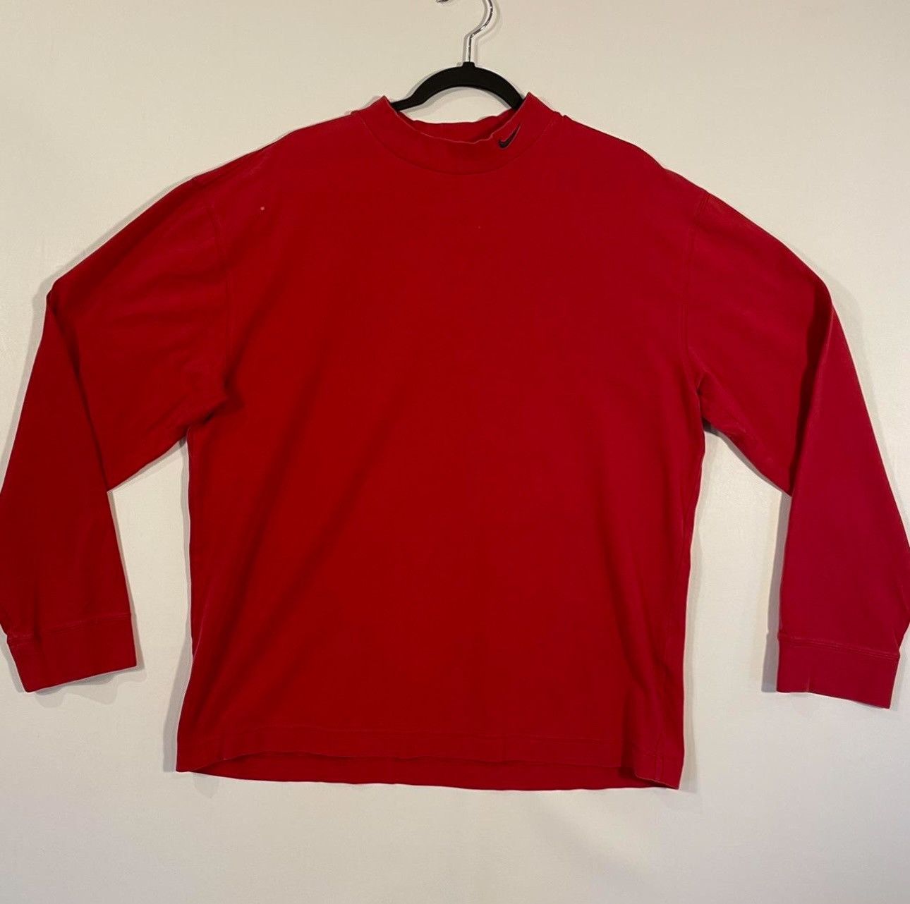 Nike × Vintage Vintage Nike Embroidered L/S Shirt Size US L / EU 52-54 / 3 - 1 Thumbnail