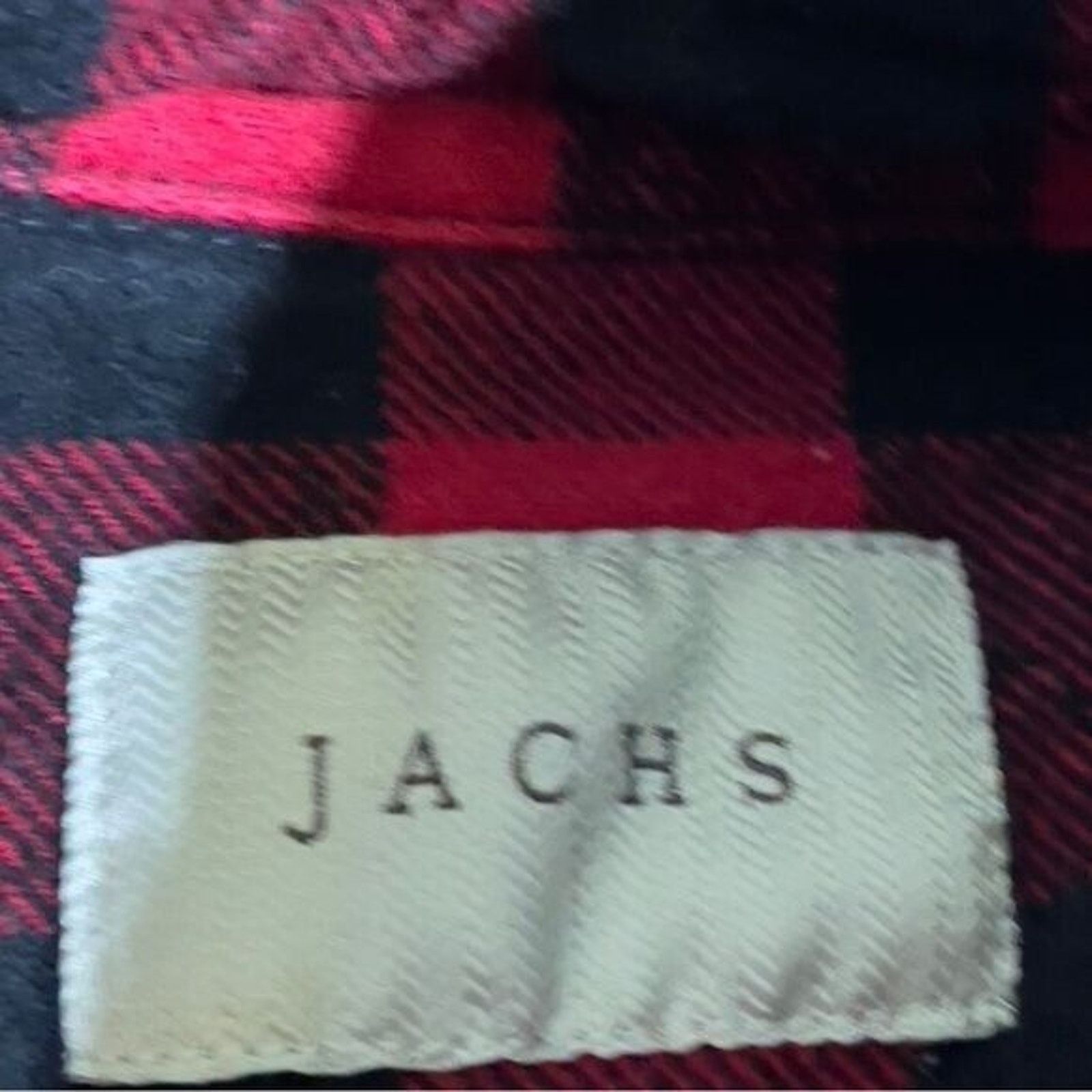 Other Jachs Brawny Buffalo Plaid Red Black Mens Flannel Shirt 2X Size US XXL / EU 58 / 5 - 5 Thumbnail