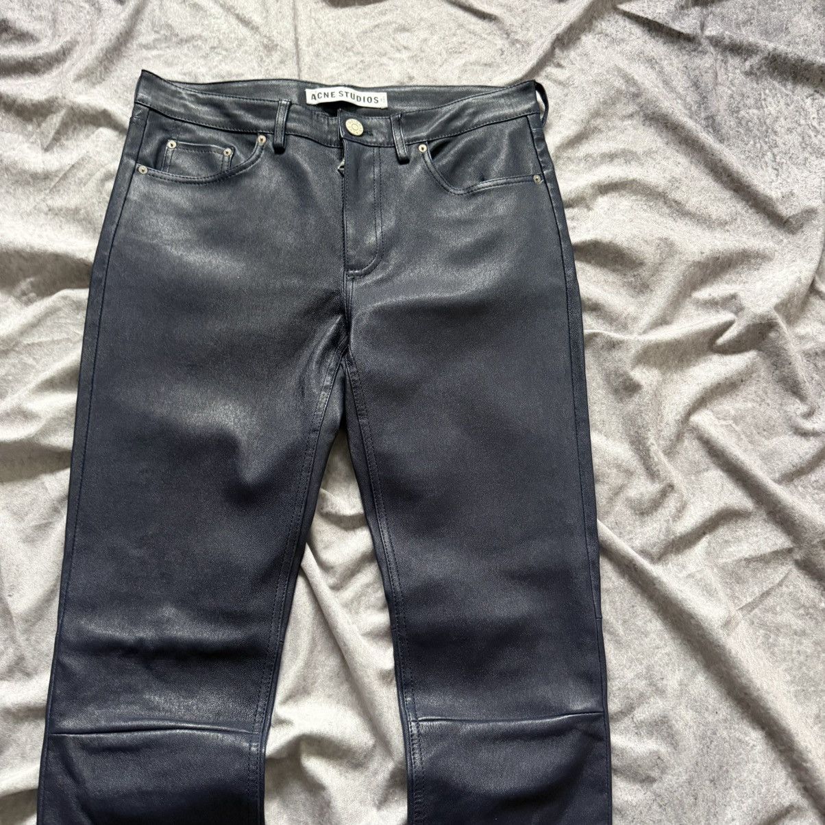 Acne Studios Acne Studios Skin 5 Pocket Lea Paw 13 Lamb Leather Pants Size 25" / US 0 / IT 36 - 3 Thumbnail