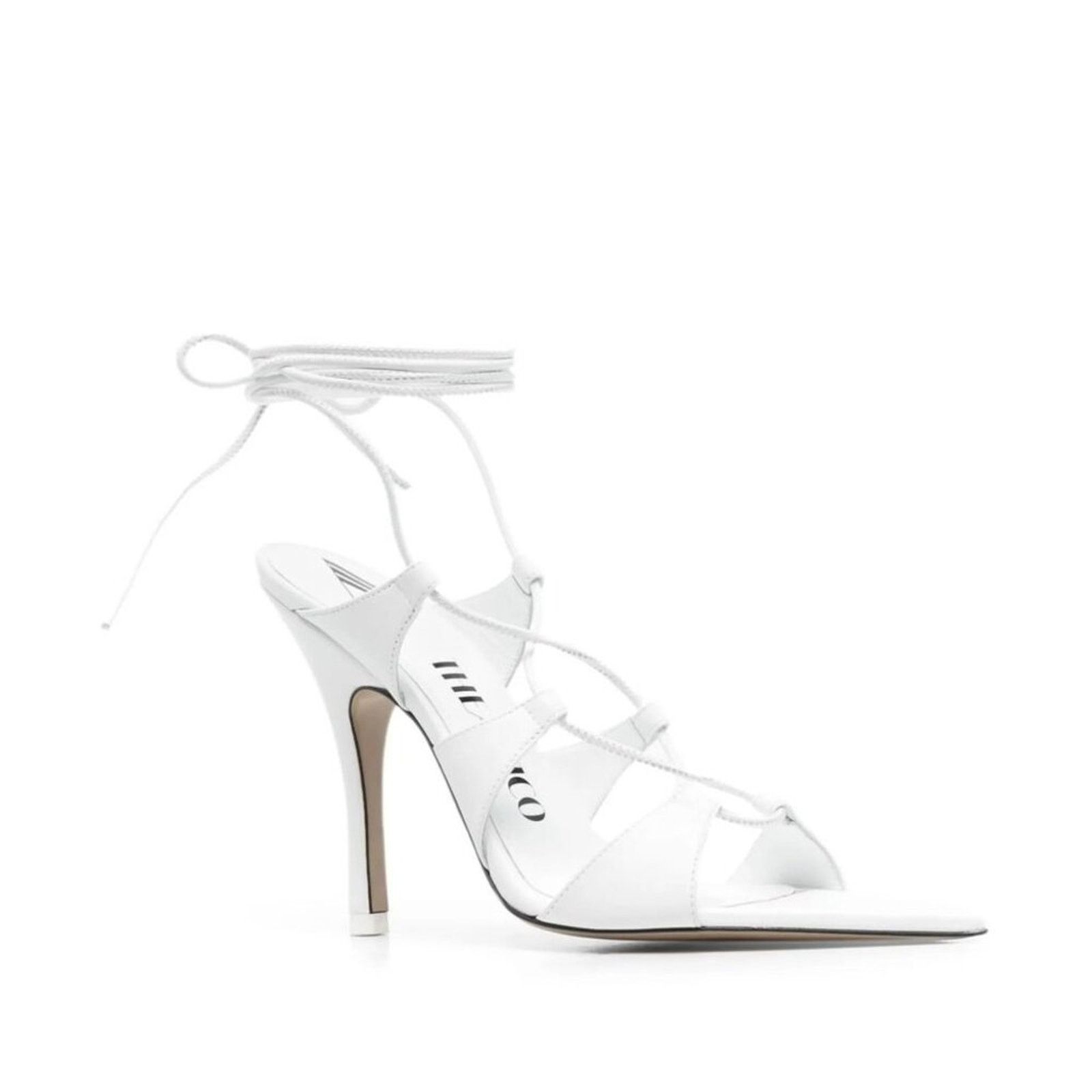 The Attico The Attico Renee lace-up 120mm sandals US9.5 / IT39.5 Size US 9.5 / IT 39.5 - 1 Thumbnail